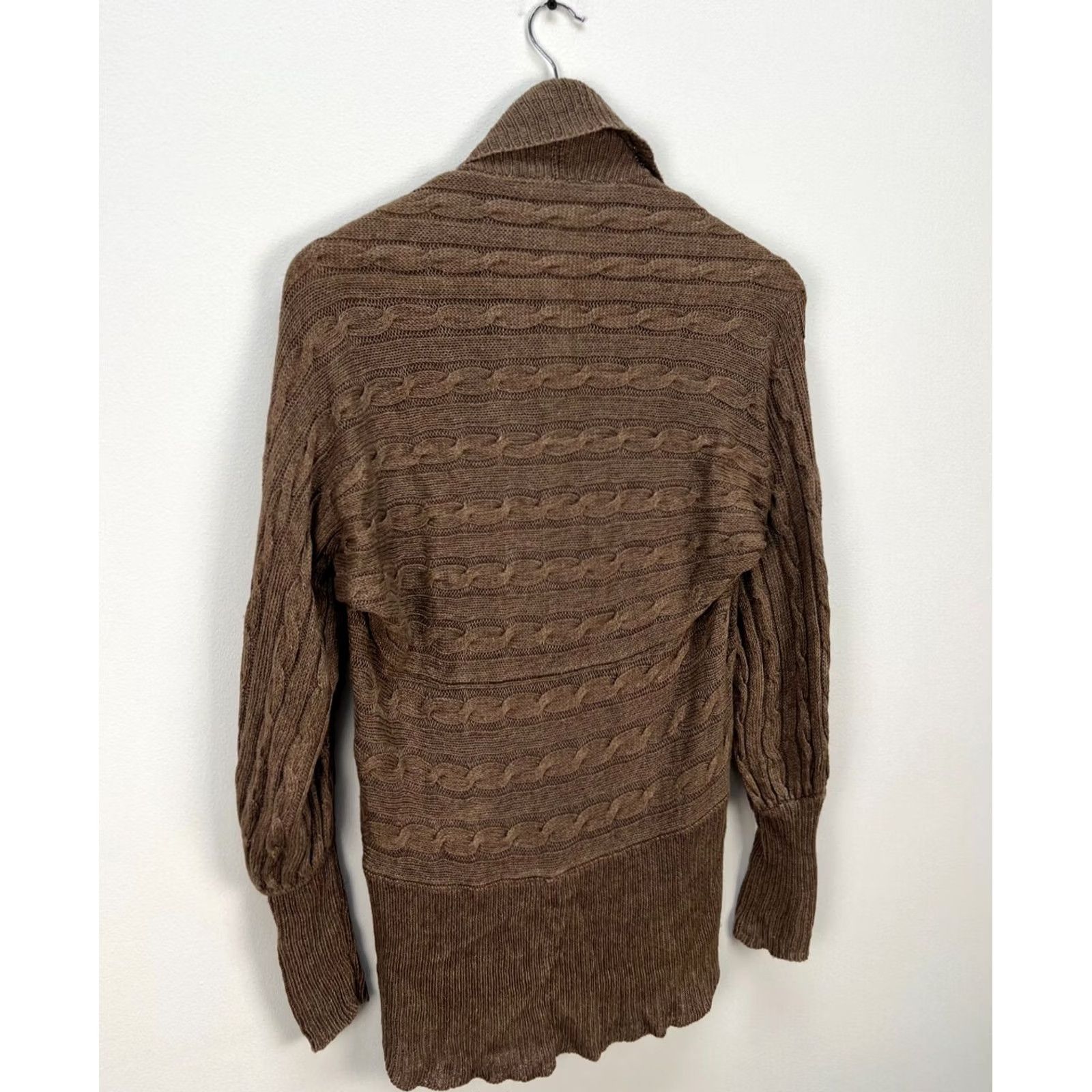 Ralph Lauren Ralph Lauren Linen Open Cardigan Knit Sweater Women S Vintage 100% Linen S Light Mokka Brown Front Open Armpit 22in Length 28in Sleeve 29.5in Mens? Size S / US 4 / IT 40 - 3 Thumbnail