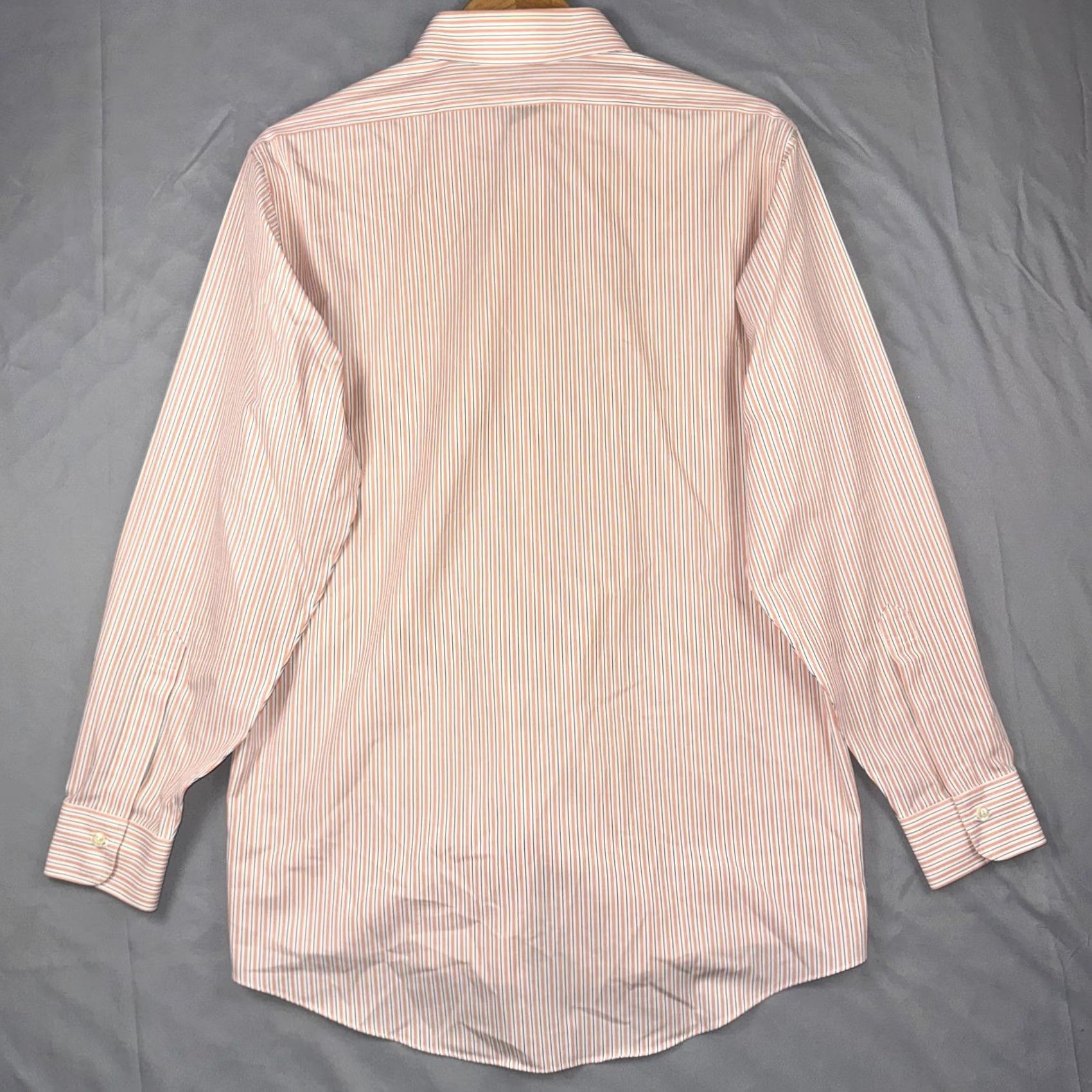 Brooks Brothers Brooks Brothers Shirt Mens 16.5 32/33 Striped Milano Non Iron Supima Dress Shirt Size 46R - 2 Thumbnail