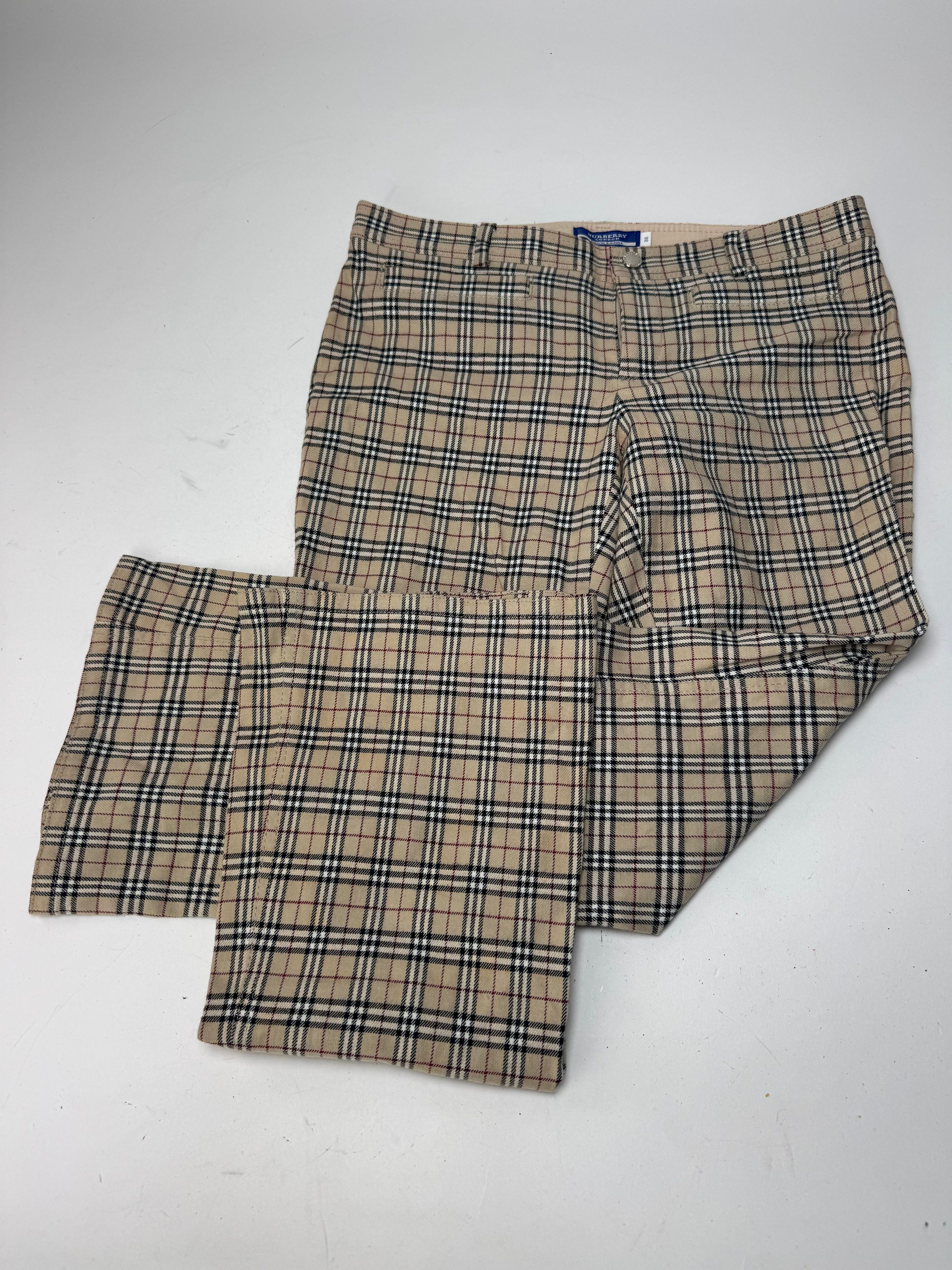 Burberry Vintage Nova Check Pants 38/M Size 27" / US 4 / IT 40 - 1 Thumbnail