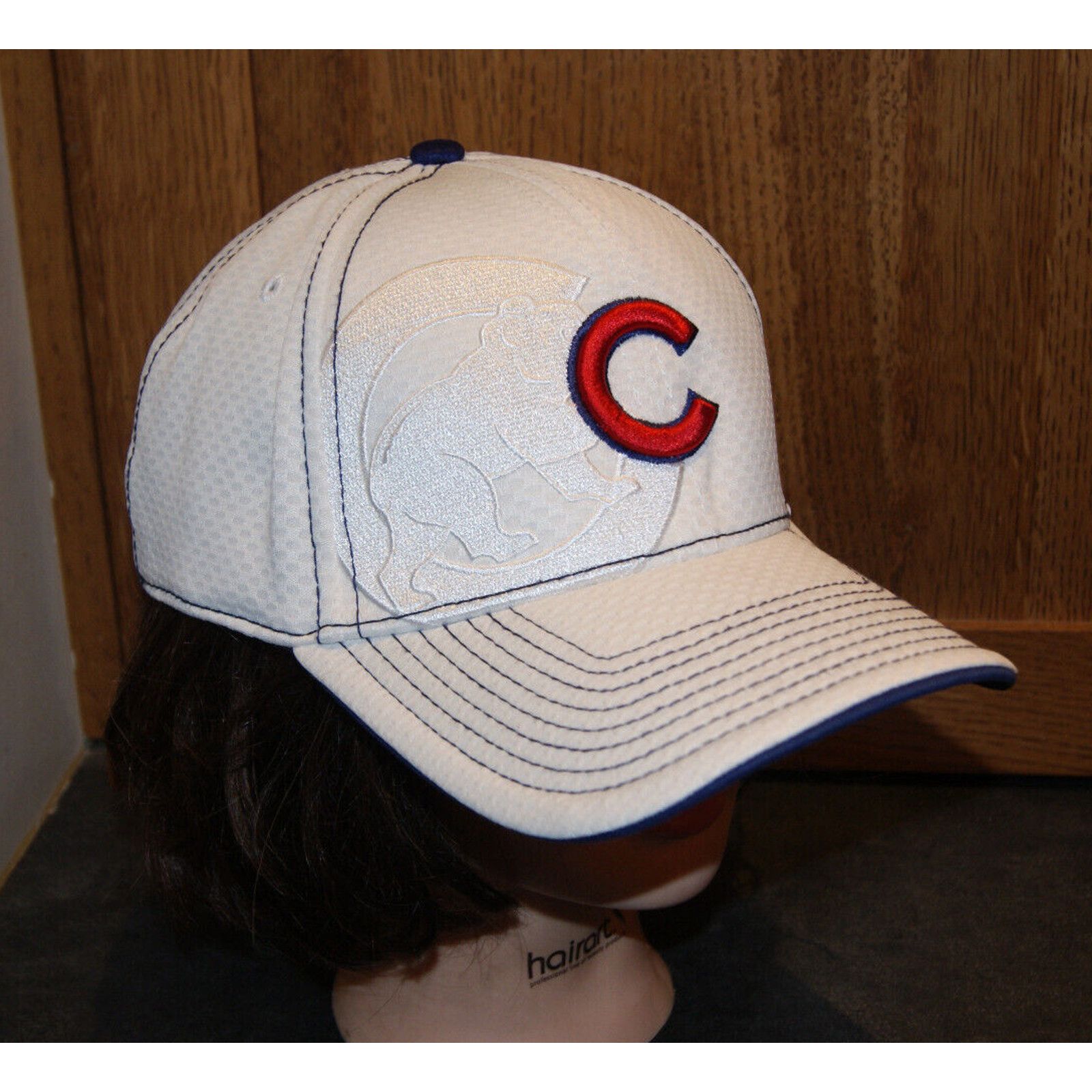 New Era Chicago Cubs Stitching 3 Logos New Era M/L 39Thirty Hat Cap Size ONE SIZE - 1 Thumbnail
