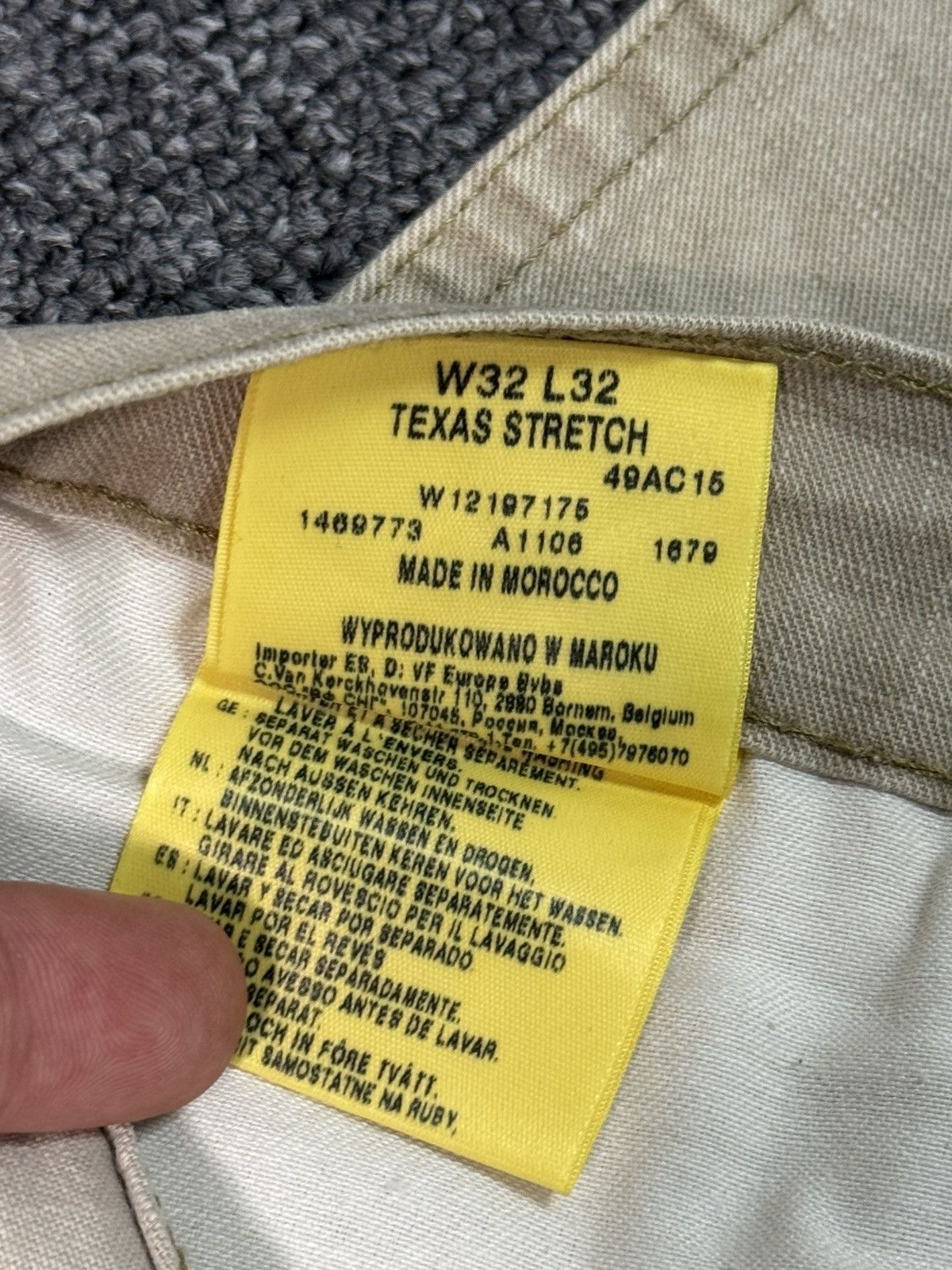 Wrangler Wrangler Texas Stretch Jeans Mens W32 L32 Beige Straight Leg Size US 32 / EU 48 - 8 Thumbnail