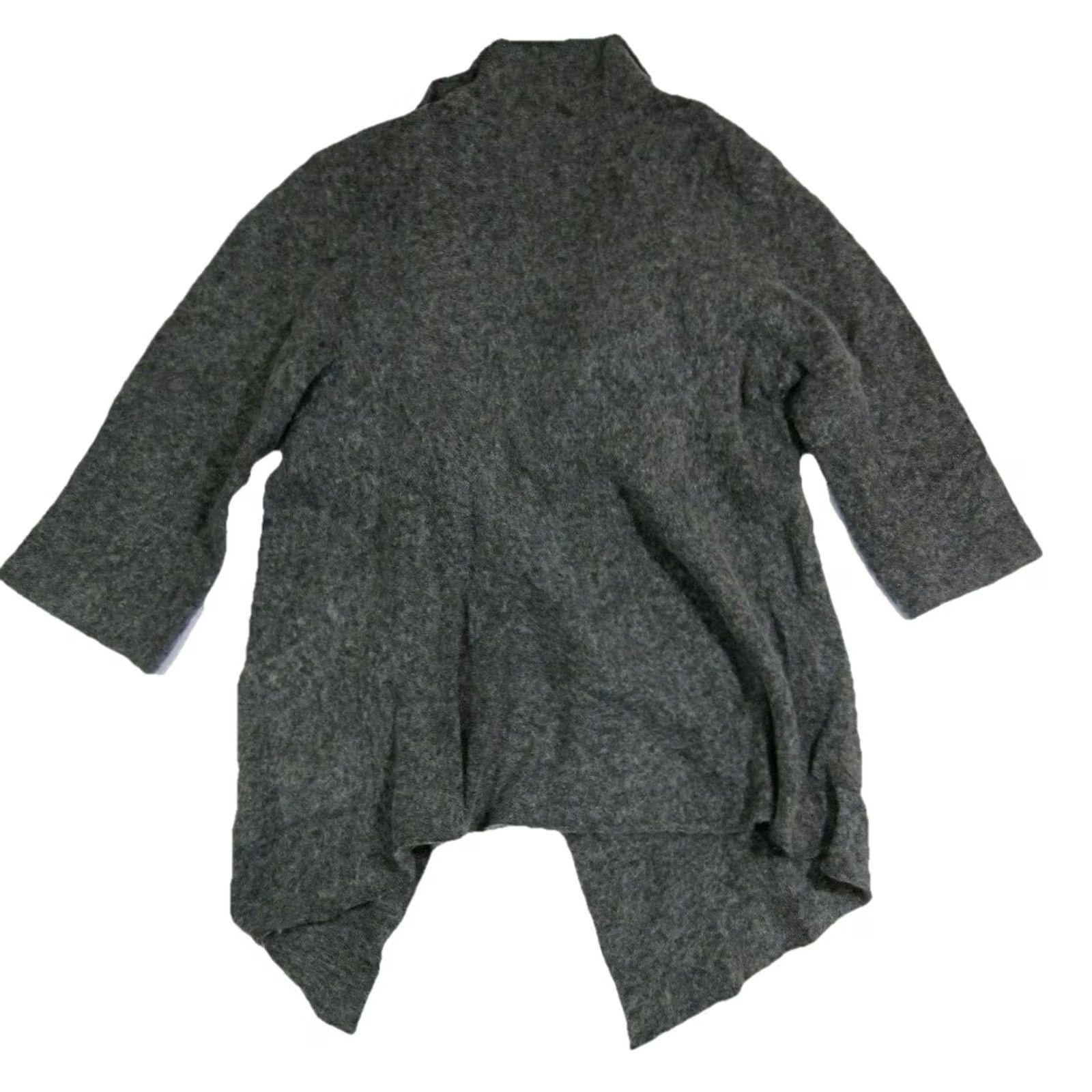 Eileen Fisher Eileen Fisher Cardigan Sweater Medium Grey Italian Mohair Oversized Cozy Women Size M / US 6-8 / IT 42-44 - 2 Thumbnail