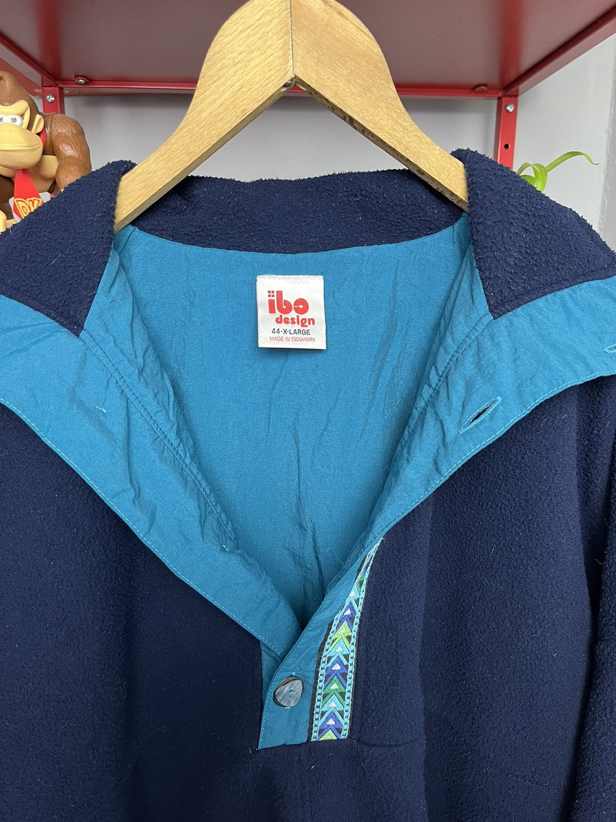 Japanese Brand × Vintage Vintage 80s fleece jacket danish design synchilla style Size US XL / EU 56 / 4 - 8 Thumbnail