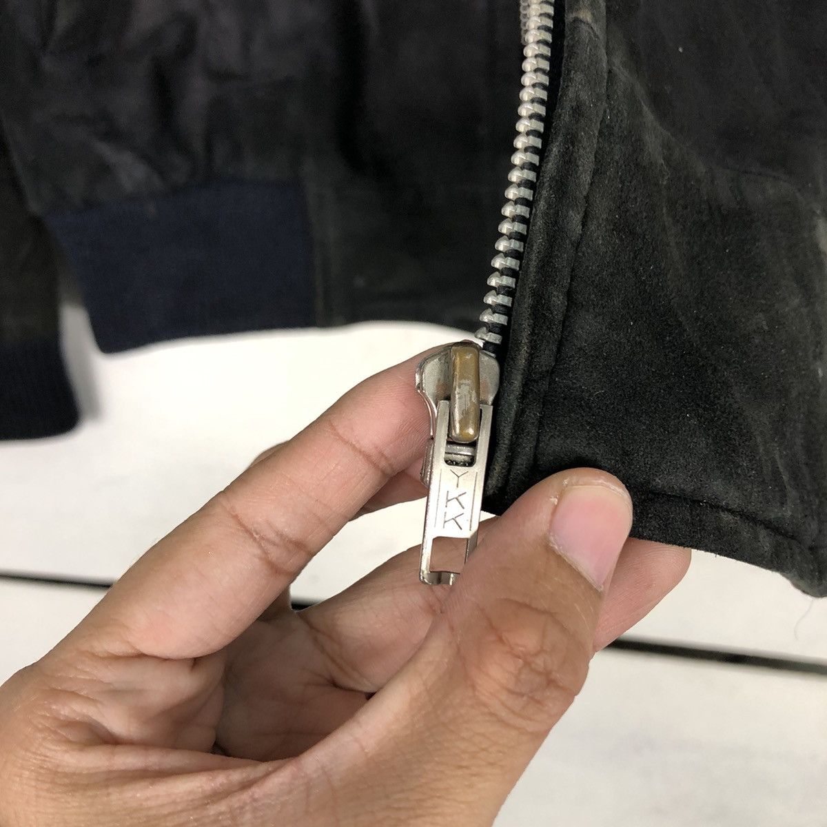 Japanese Brand 🔥90’s Vintage Genuine Leather Jacket Bomber Japan Made Size US L / EU 52-54 / 3 - 14 Thumbnail