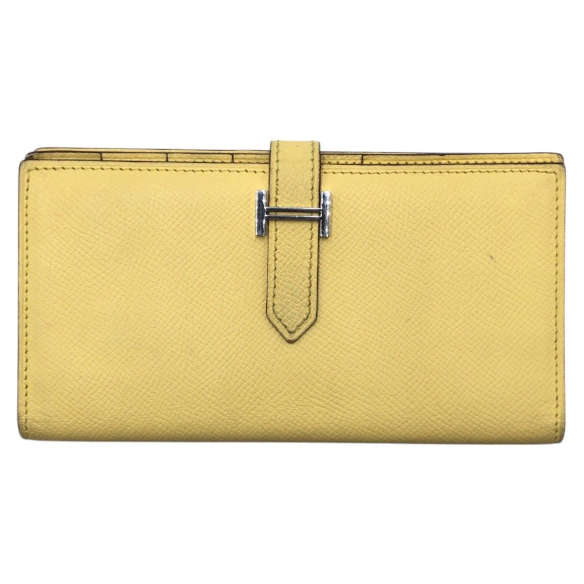 Hermes Hermes Hermes BEARN SOUFFLET Epsom Long Wallet Leather Long Wallet Stamp P DUTY FREE for USA Size ONE SIZE - 1 Thumbnail