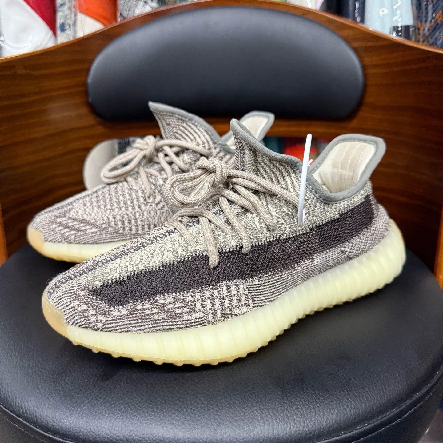 Adidas Adidas YEEZY350 Gray Lowtop Sneakers 38 Men Size US 6 / EU 39 - 1 Thumbnail