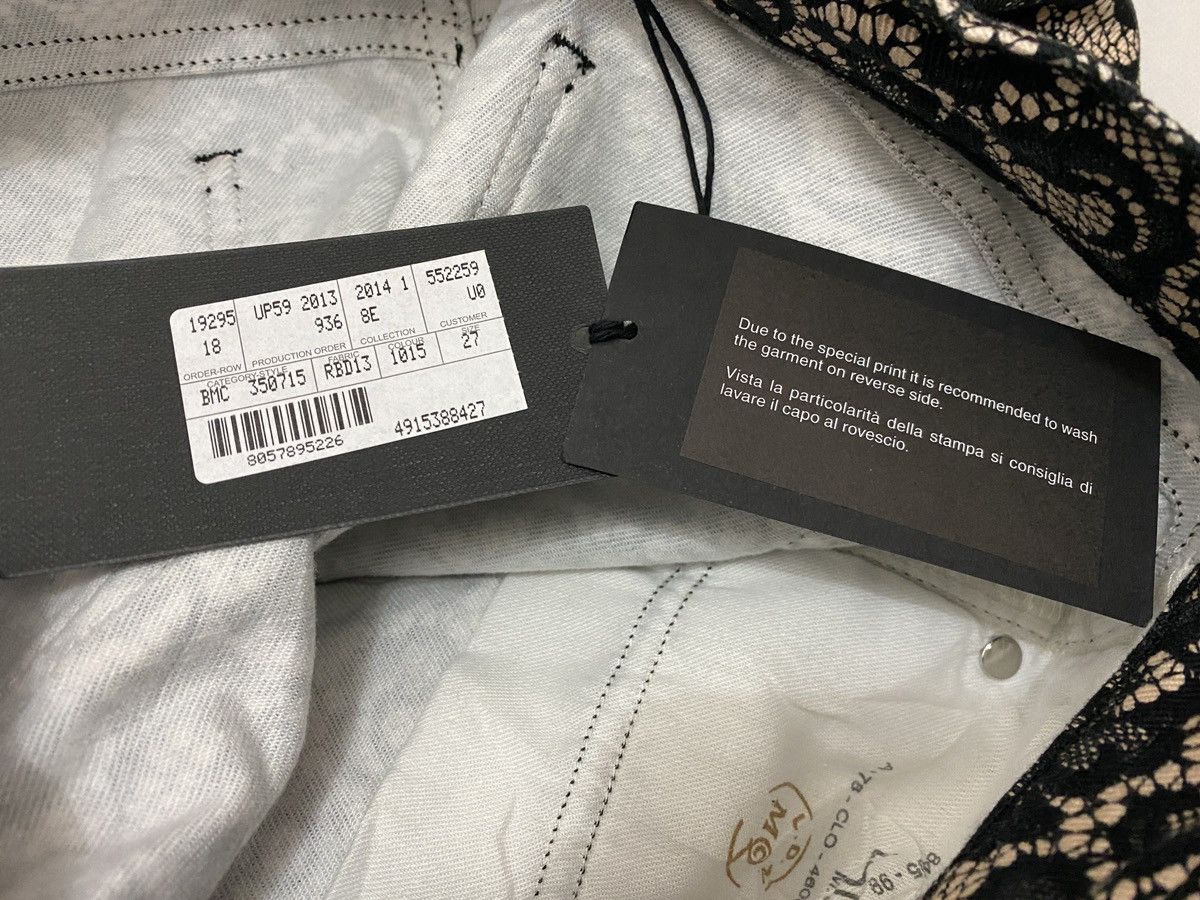 Alexander McQueen 🔥🔥💰💰Alexander Mcqueen MCQ Cropped Jean Skinny Size 29" - 14 Thumbnail