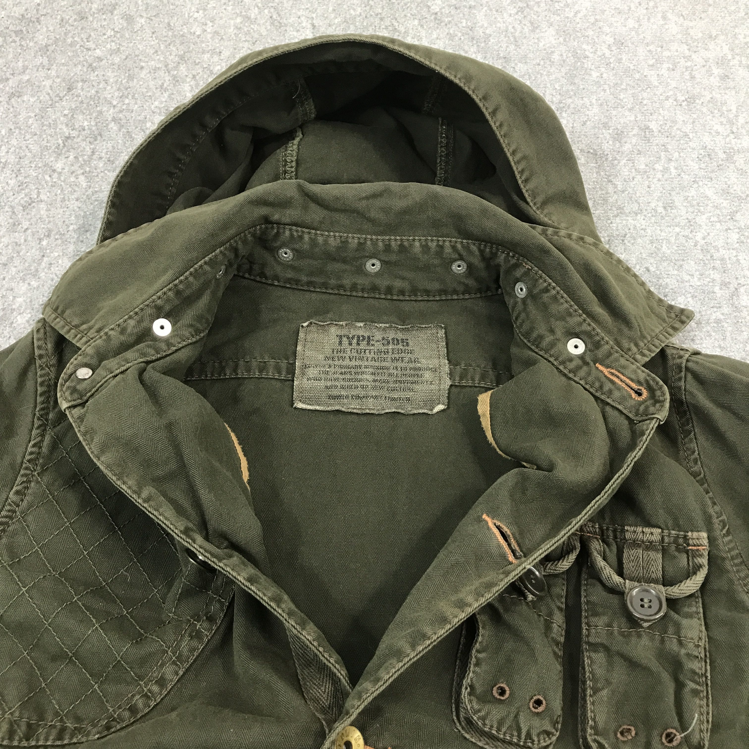 Edwin × Japanese Brand EDWIN TACTICAL POCKET BUTTON JACKET Size US M / EU 48-50 / 2 - 7 Thumbnail