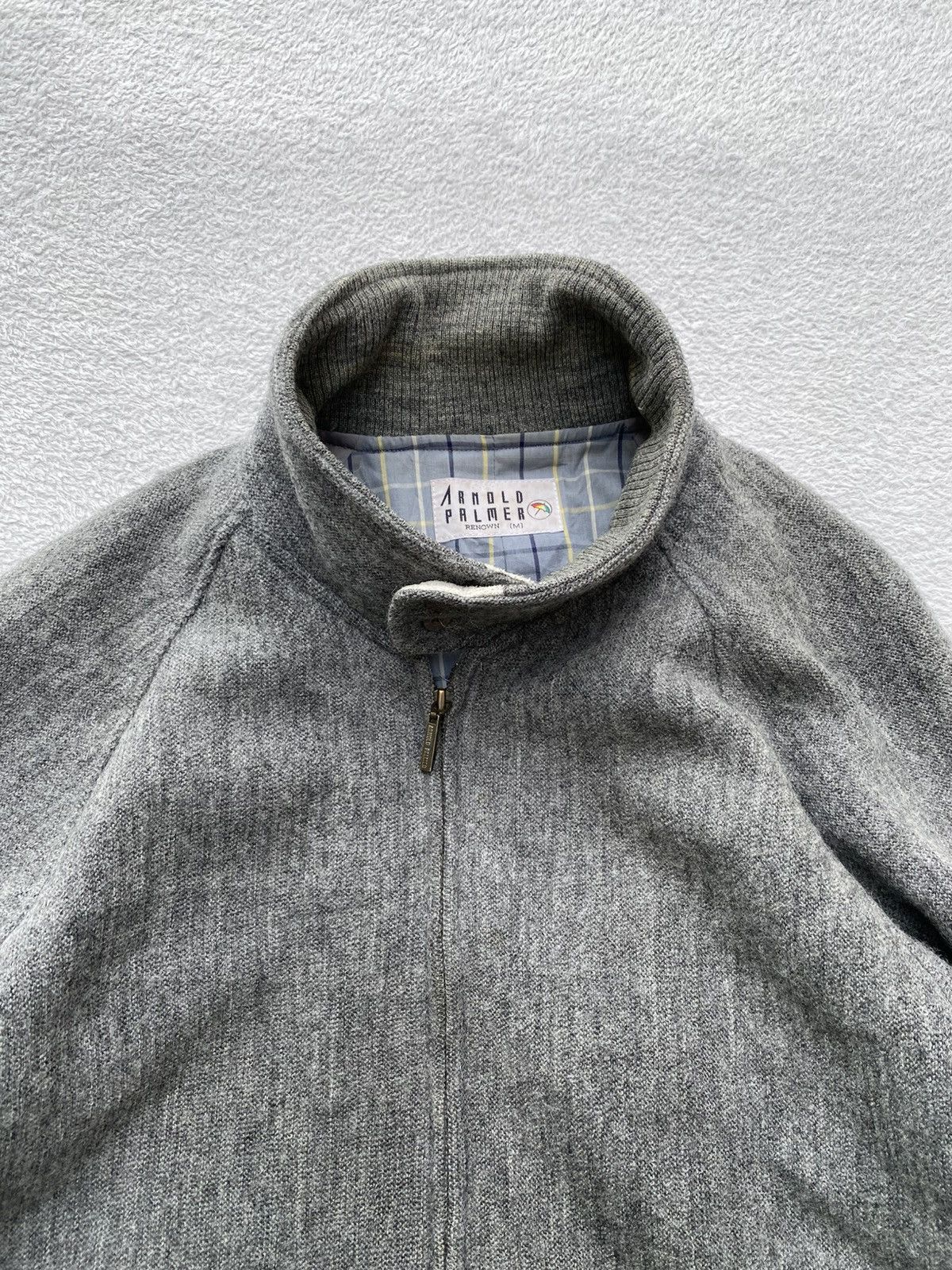 Japanese Brand 80s Arnold Palmer Wool Bomber Jacket Size US S / EU 44-46 / 1 - 4 Thumbnail