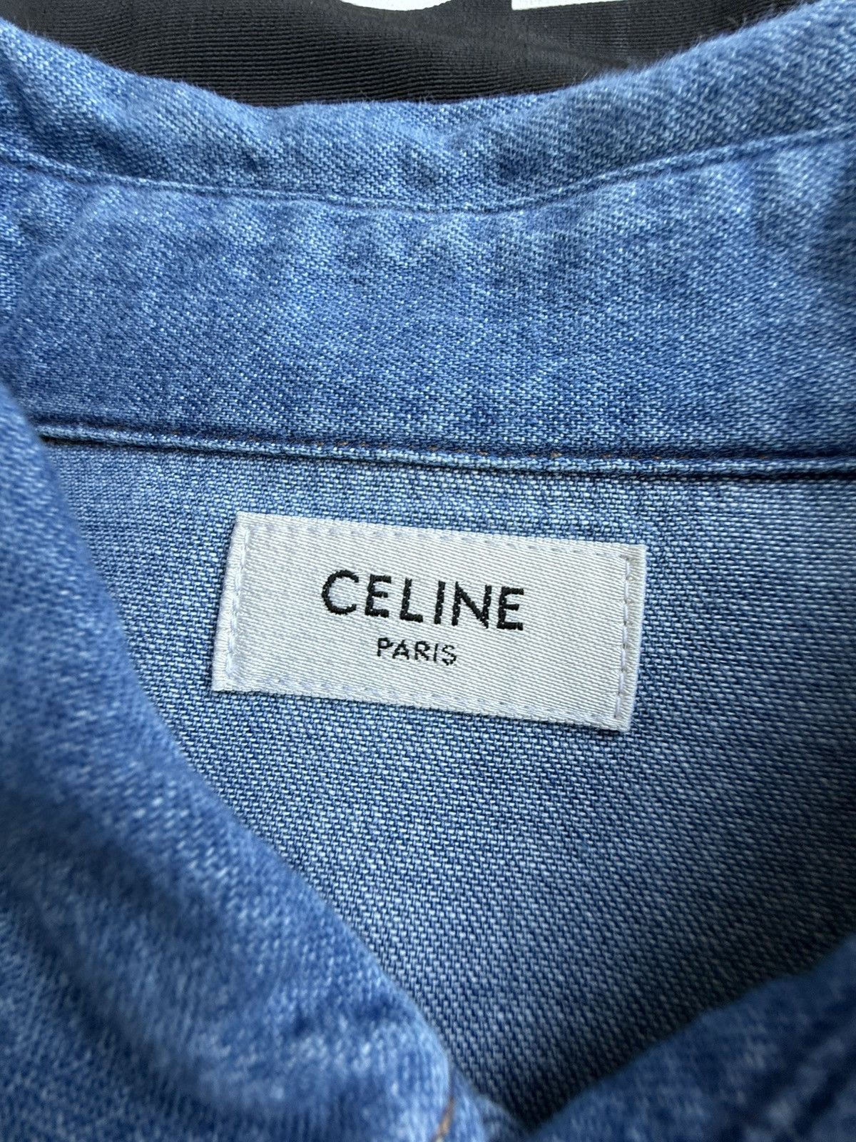 Celine FW20 Celine denim western shirt Hedi Slimane M grail union Size US M / EU 48-50 / 2 - 21 Thumbnail