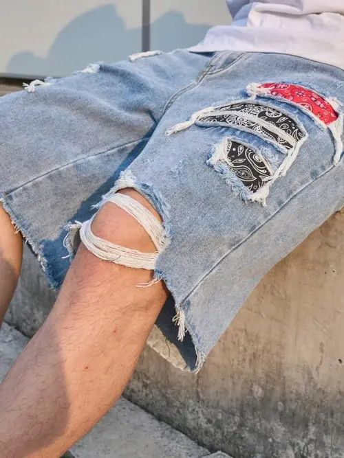 Japanese Brand × Vintage VINTAGE RETRO shorts jorts DRIP rap Y2K Size US 30 / EU 46 - 3 Thumbnail