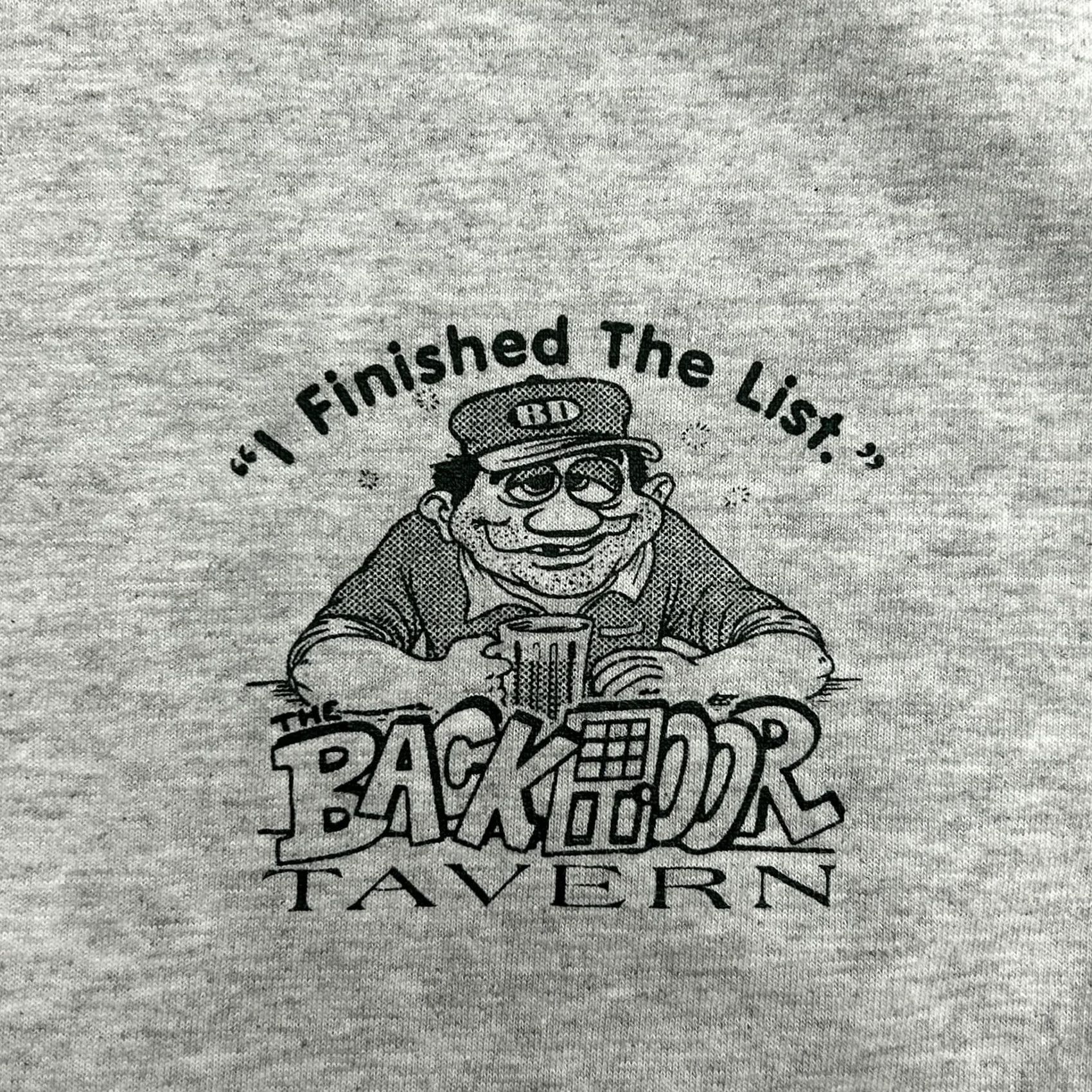 Jerzees Backdoor Tavern Mens Medium Gray Shirt Graphic Size US M / EU 48-50 / 2 - 2 Thumbnail