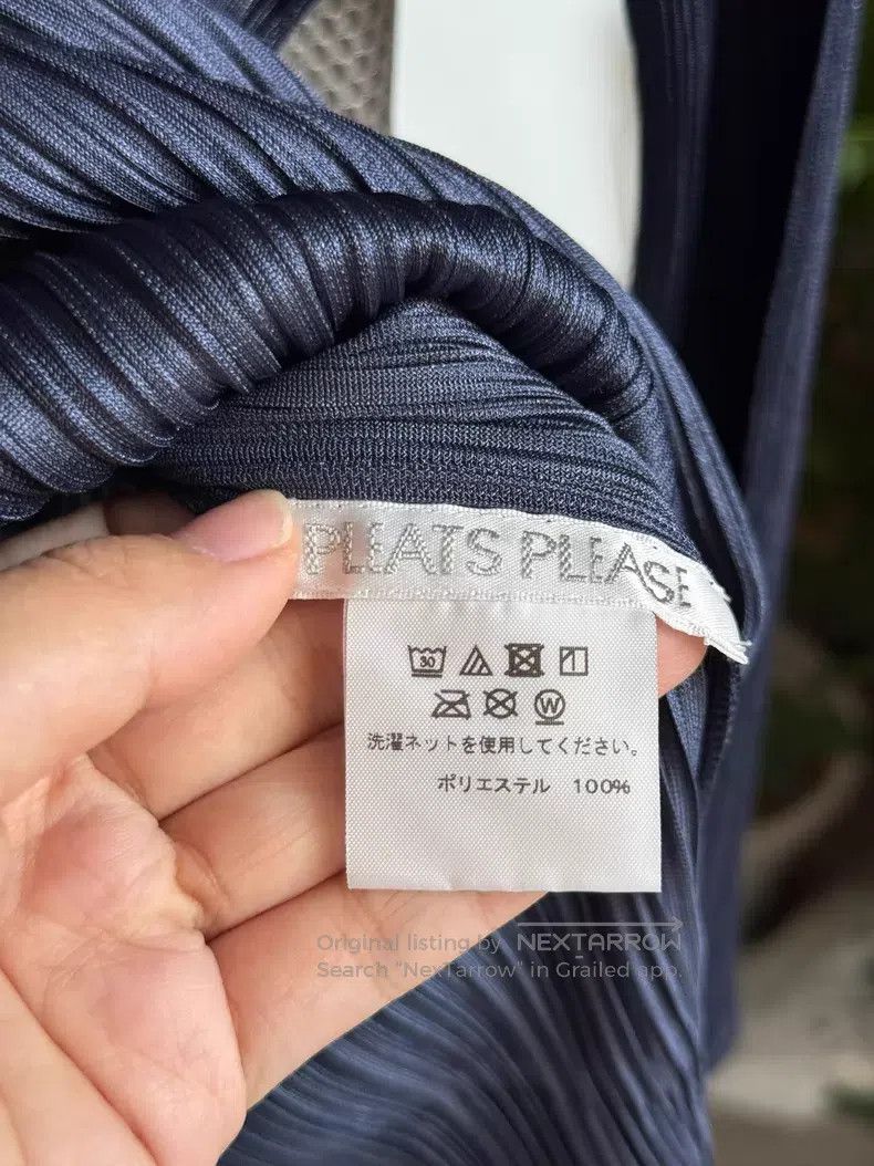 Issey Miyake Issey Miyake Navy Blue Honor Long Sleeve Size L / US 10 / IT 46 - 4 Thumbnail