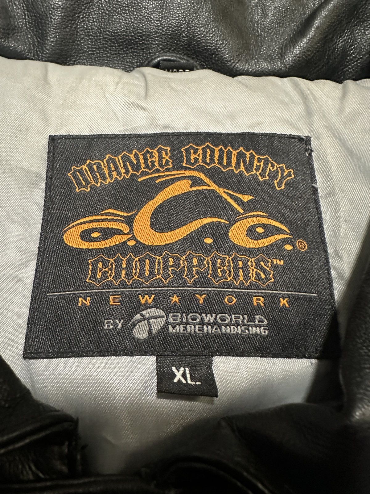 West Coast Choppers Vintage Orange County Choppers Leather Jacket Size US XL / EU 56 / 4 - 6 Thumbnail