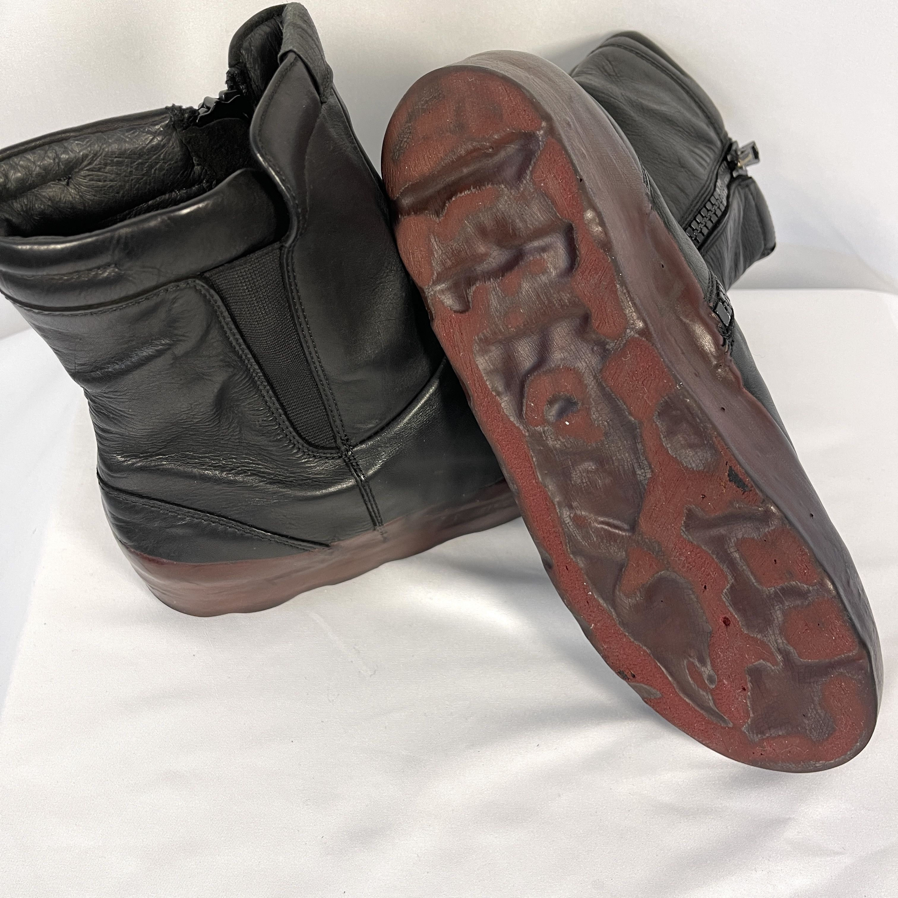 RBRSL OXS RUBBER SOUL Dark Red Leather Shoes size 38 Size US 8 / IT 38 - 5 Thumbnail