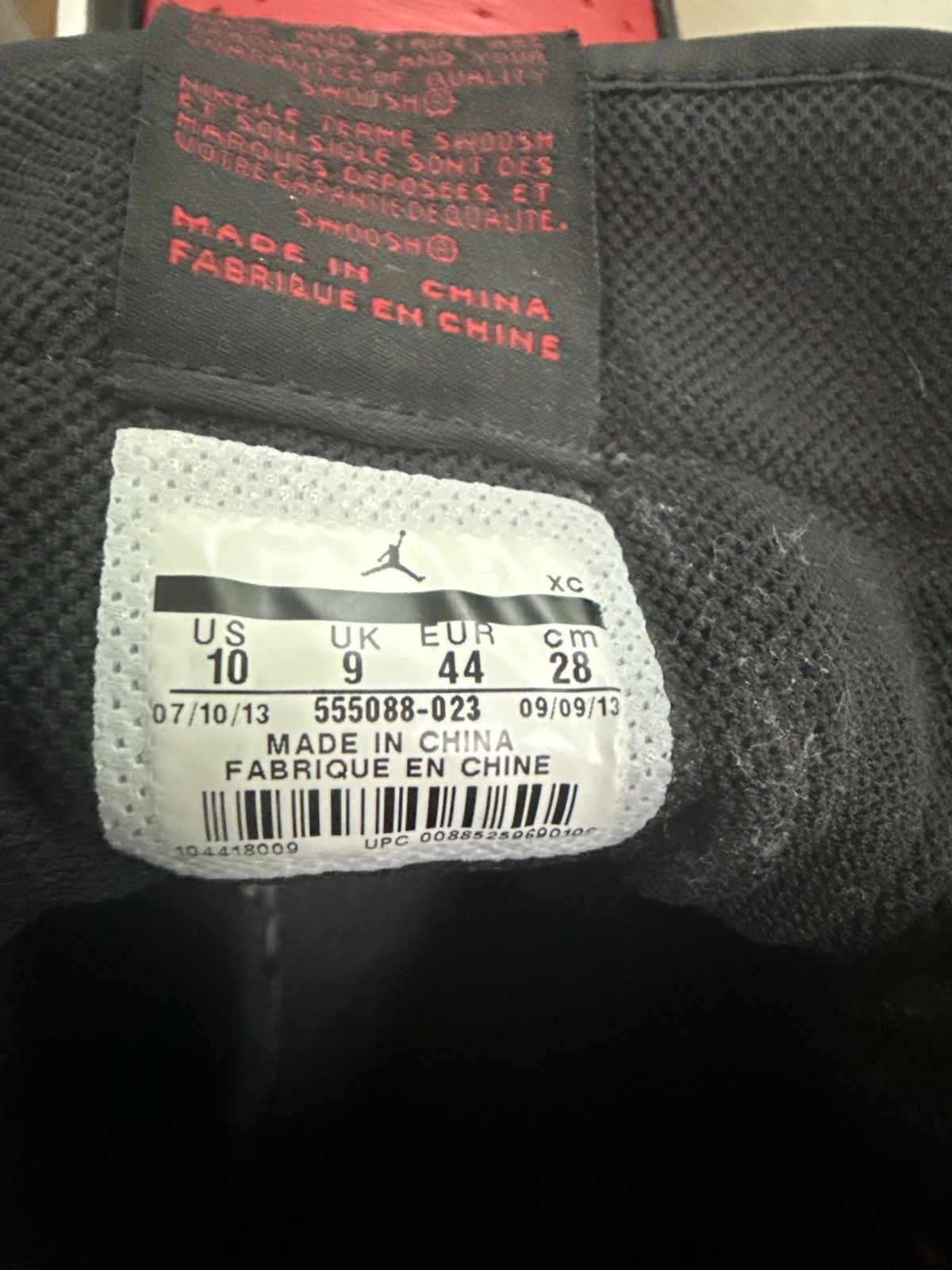 Jordan Brand Retro 1 Black & Red Bred Size US 10 / EU 43 - 2 Thumbnail