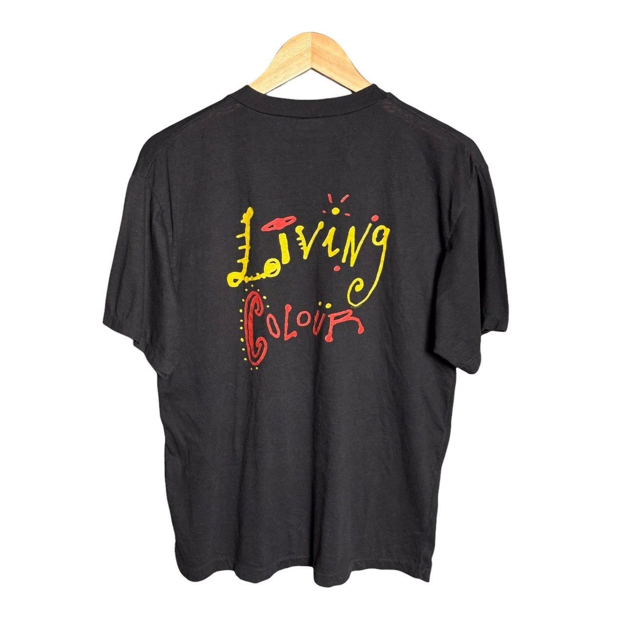 Band Tees Vintage 80s Living Colour Punk Band Tee Size US XL / EU 56 / 4 - 2 Thumbnail