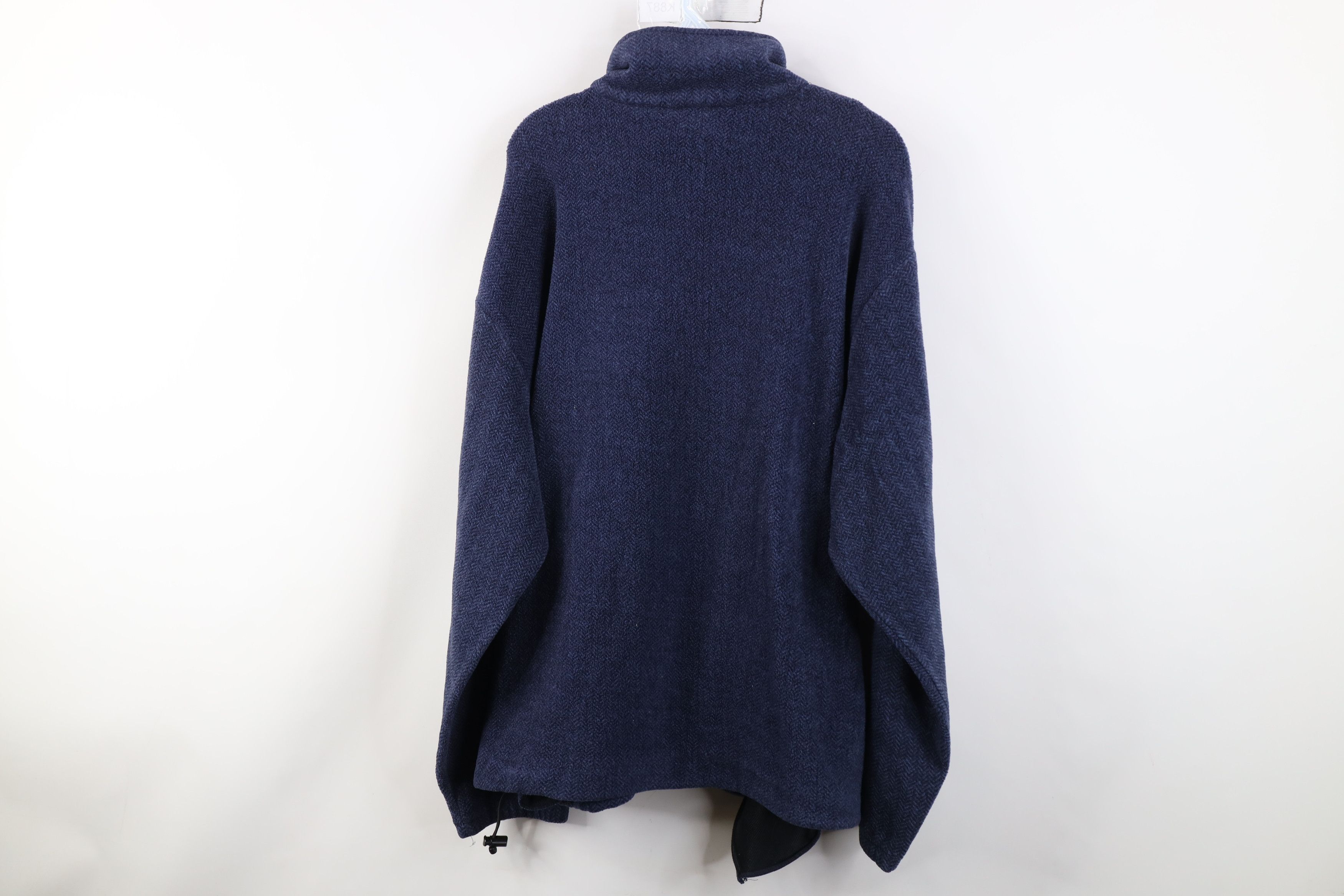 Vintage Vintage 90s Y2K Streetwear Fleece Quarter Half Zip Sweater Size US XL / EU 56 / 4 - 10 Thumbnail