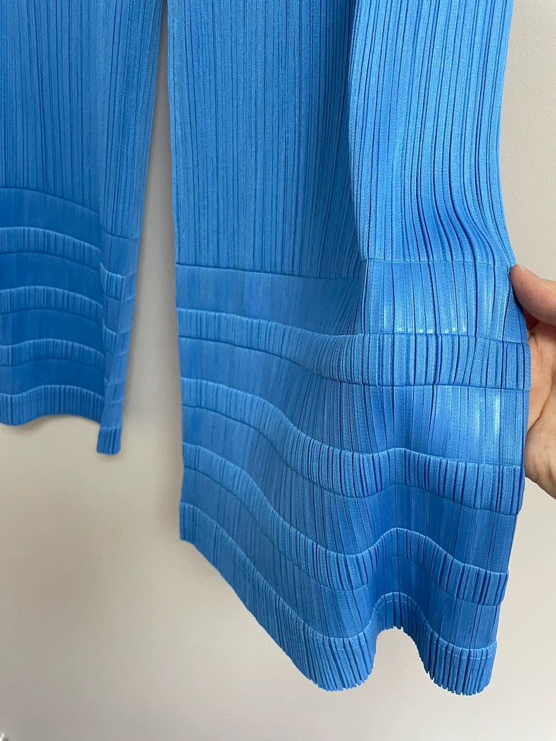 Issey Miyake Issey Miyake size:3 Blue pleated pants Size 42" / US 20 - 3 Thumbnail