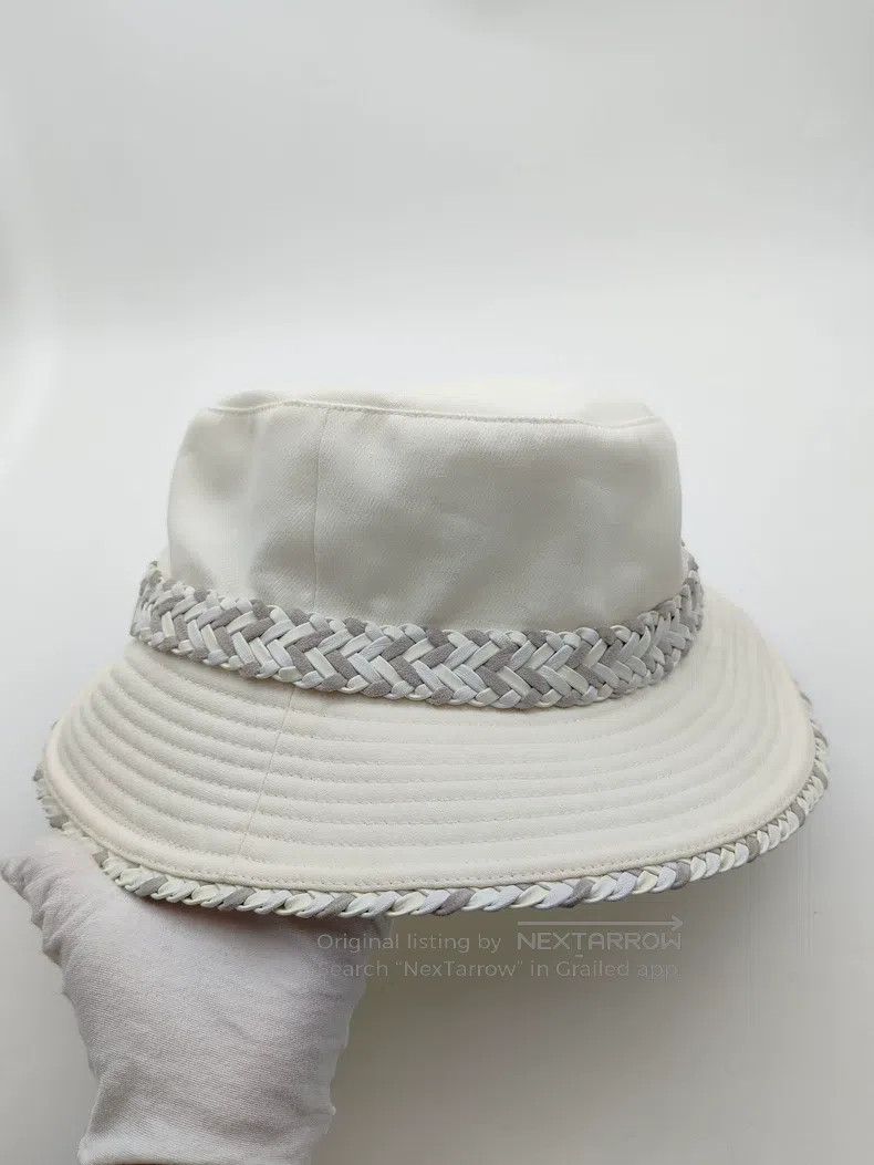 Hermes Hermes size 57 Women's Cowhide Braided Fisherman Hat Size ONE SIZE - 4 Thumbnail