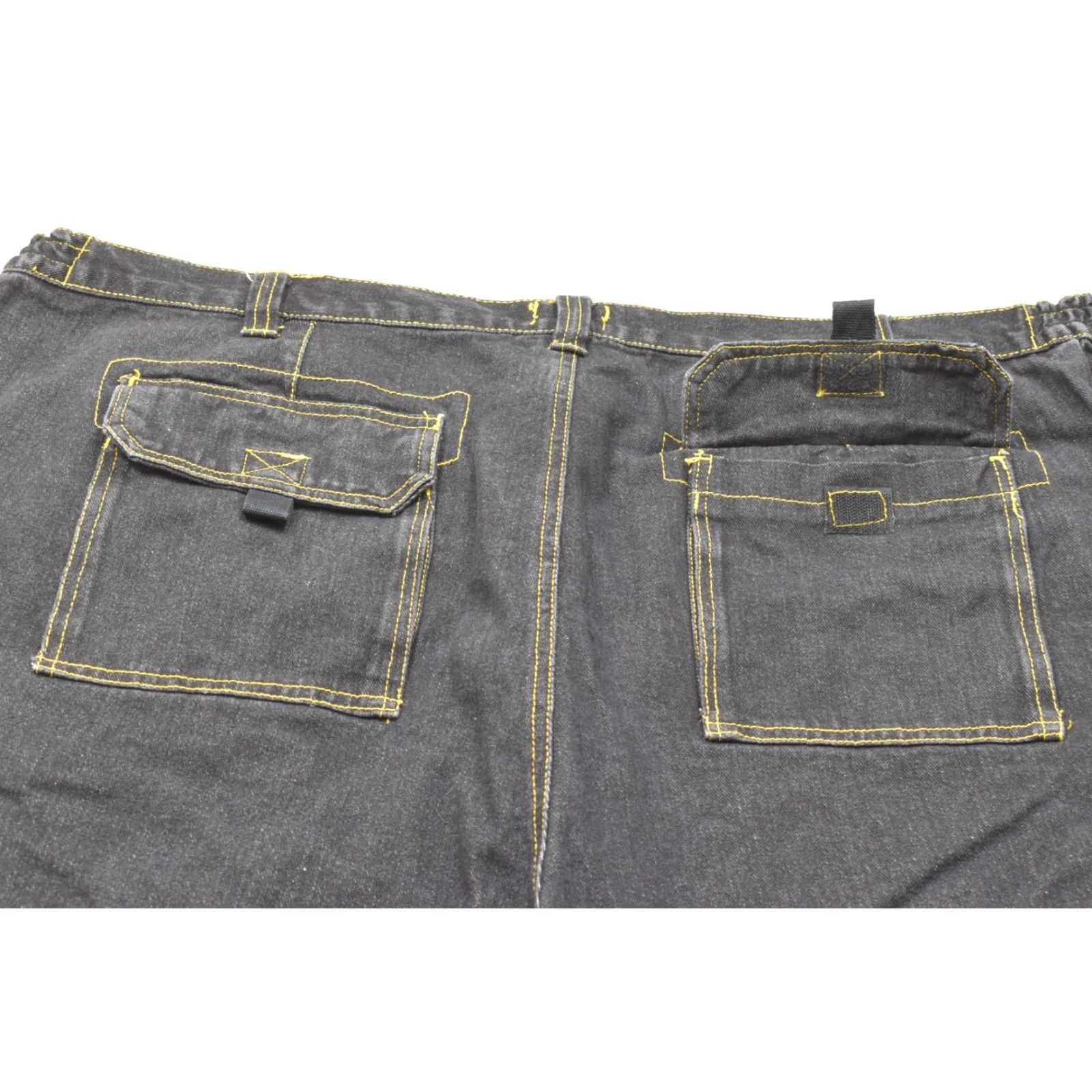 CO Boulder Creek Trading Co Men's Cargo Shorts Dark Wash 50 Big & Tall Denim Cotton Flat Front Zip Pockets Outdoor Casual Shorts Size US 34 / EU 50 - 7 Thumbnail