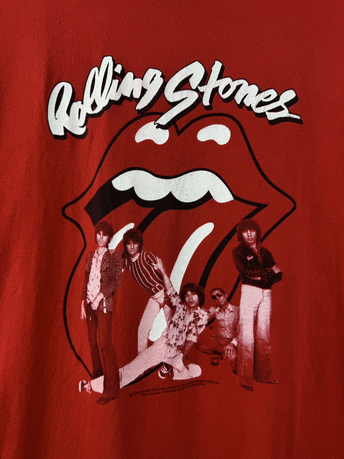Gildan × Vintage Vintage Rolling Stones 2005 Gildan Red Short Sleeve T-Shirt Size US L / EU 52-54 / 3 - 3 Thumbnail