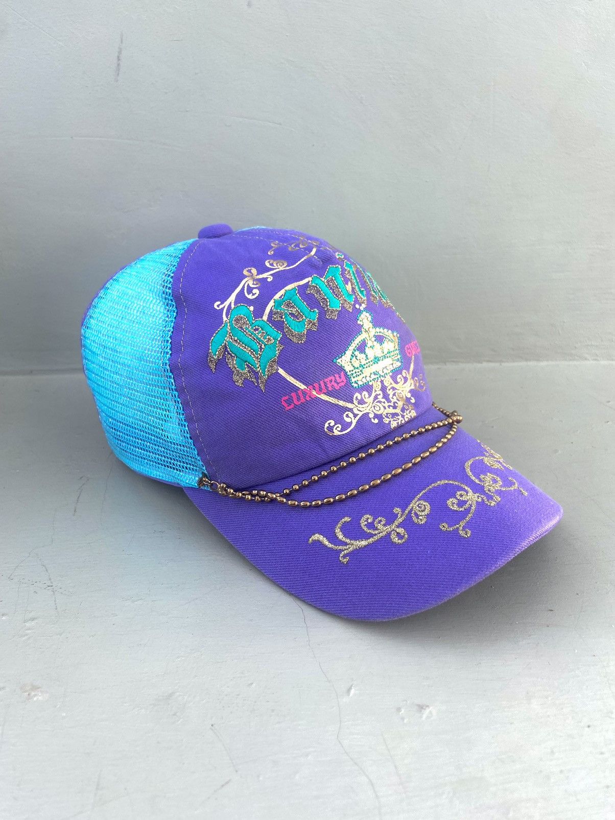 Japanese Brand 2000s banila B embroidery ifsixwasnine trucker hat Size ONE SIZE - 6 Thumbnail