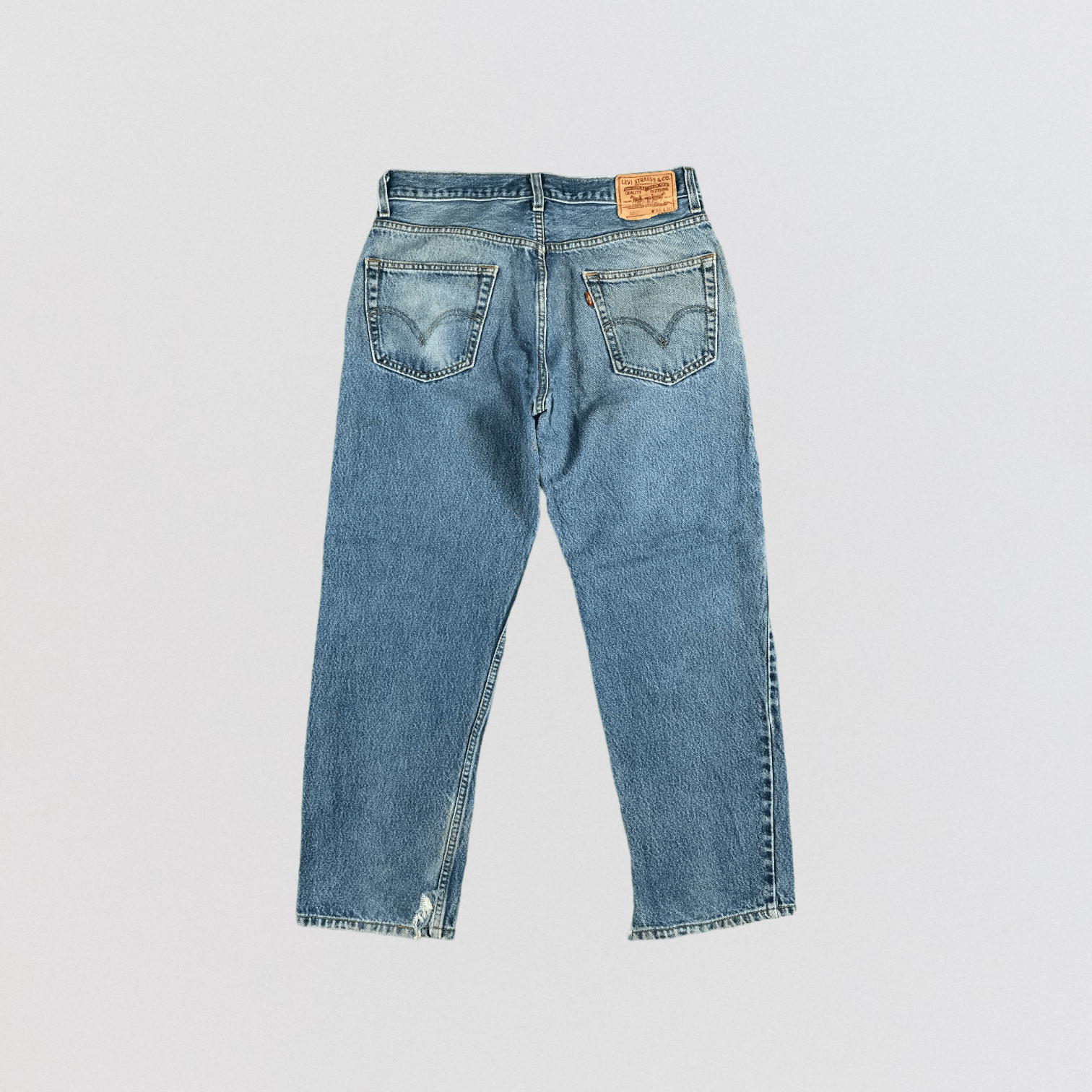 Levi's × Vintage Vintage Blue Wash Levis 550 Jeans-JM2230 Size US 33 - 2 Thumbnail