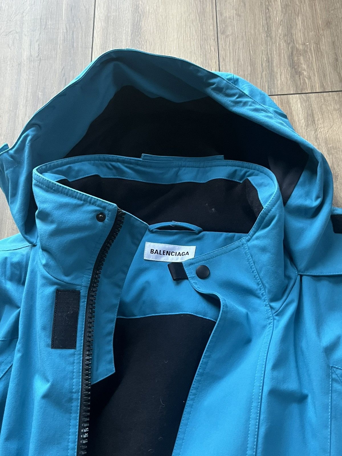 Balenciaga Balenciaga Oversize Blue parka Size US S / EU 44-46 / 1 - 6 Thumbnail