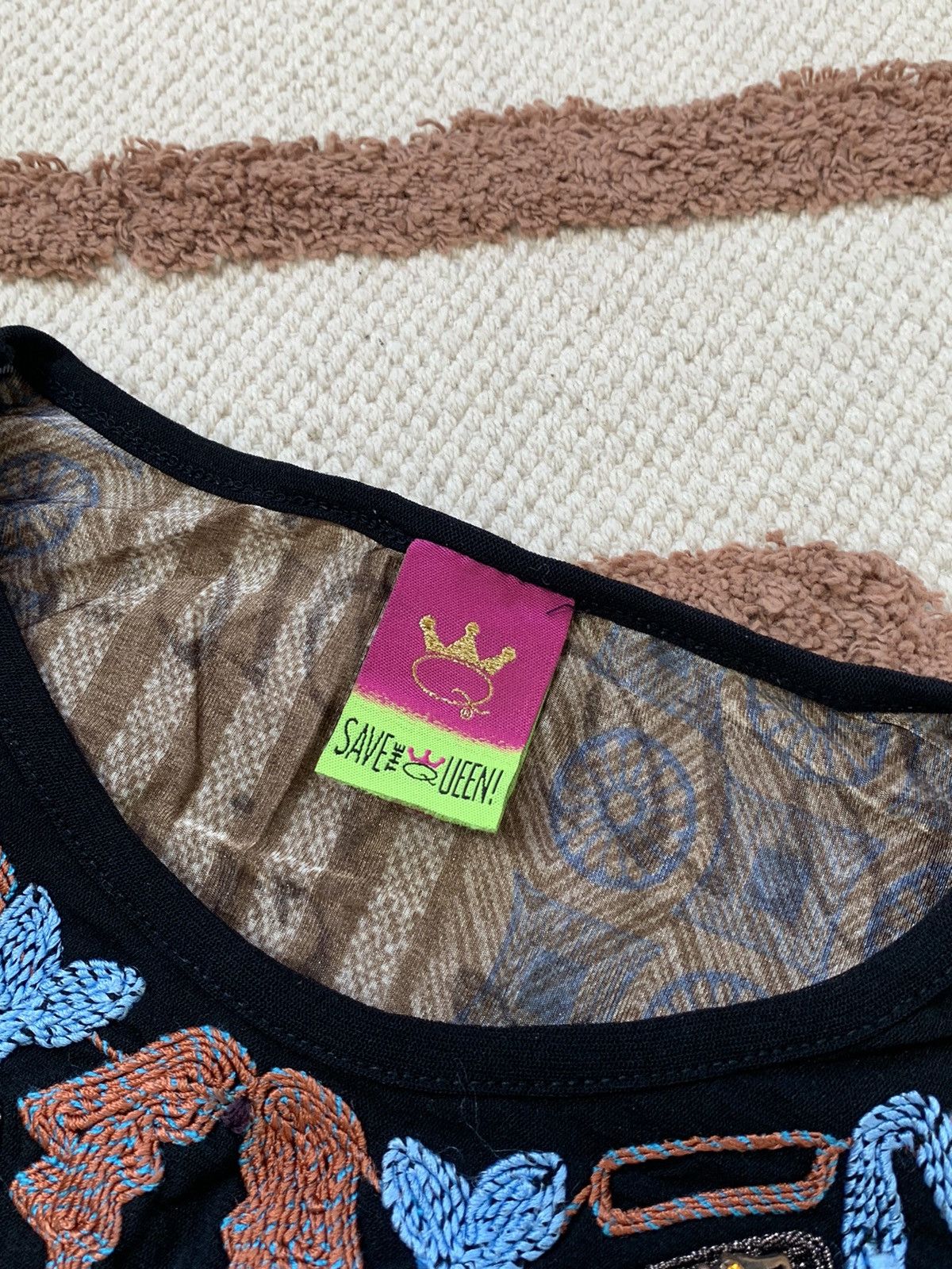 Other SAVE THE QUEEN! MESH LONG SLEEVE TOP LIKE JEAN PAUL GAULTIER Size S / US 4 / IT 40 - 3 Thumbnail