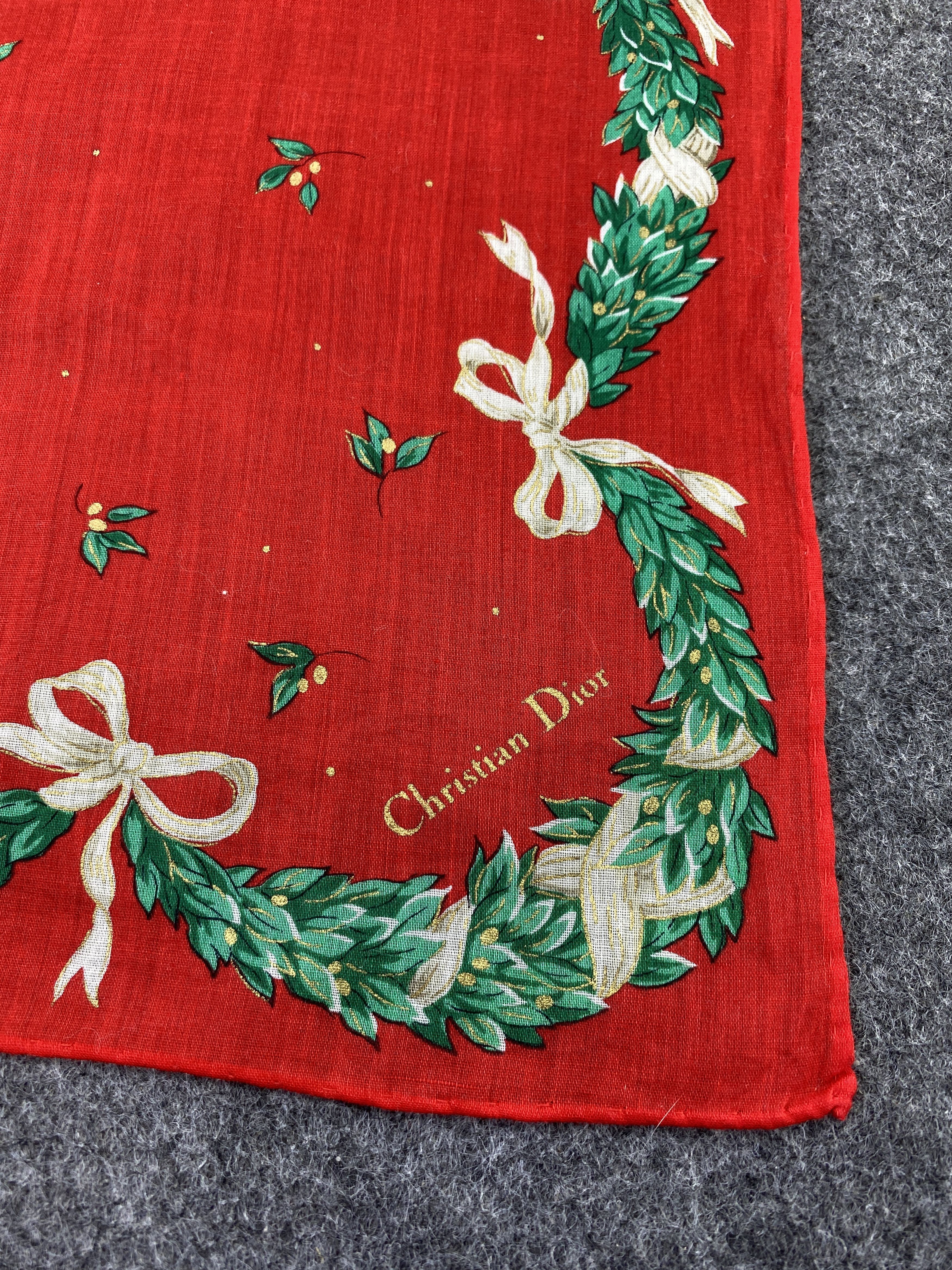 Vintage Christian Dior Handkerchief / Bandana / Neckerchief-B167 Size ONE SIZE - 5 Thumbnail