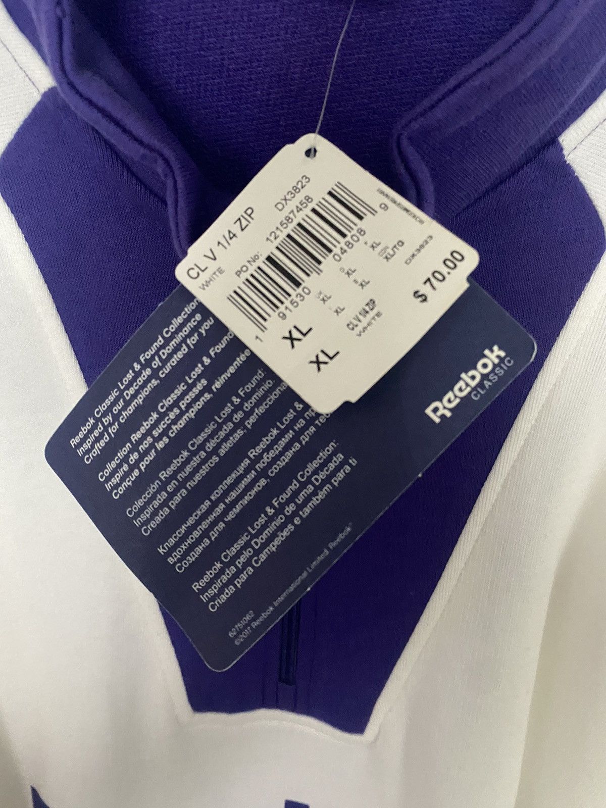 Reebok Reebok Quarter Zip Size US XL / EU 56 / 4 - 5 Thumbnail