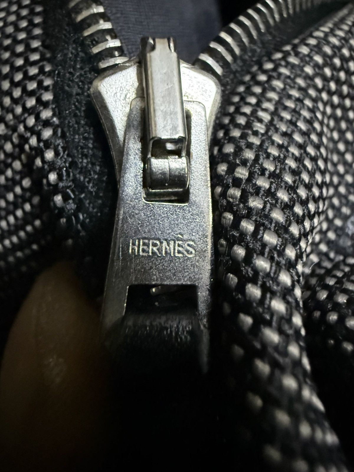 Hermes Hermes Fourre Tout Herline Totes Bag 2000s Dark Gray Canvas Size ONE SIZE - 8 Thumbnail