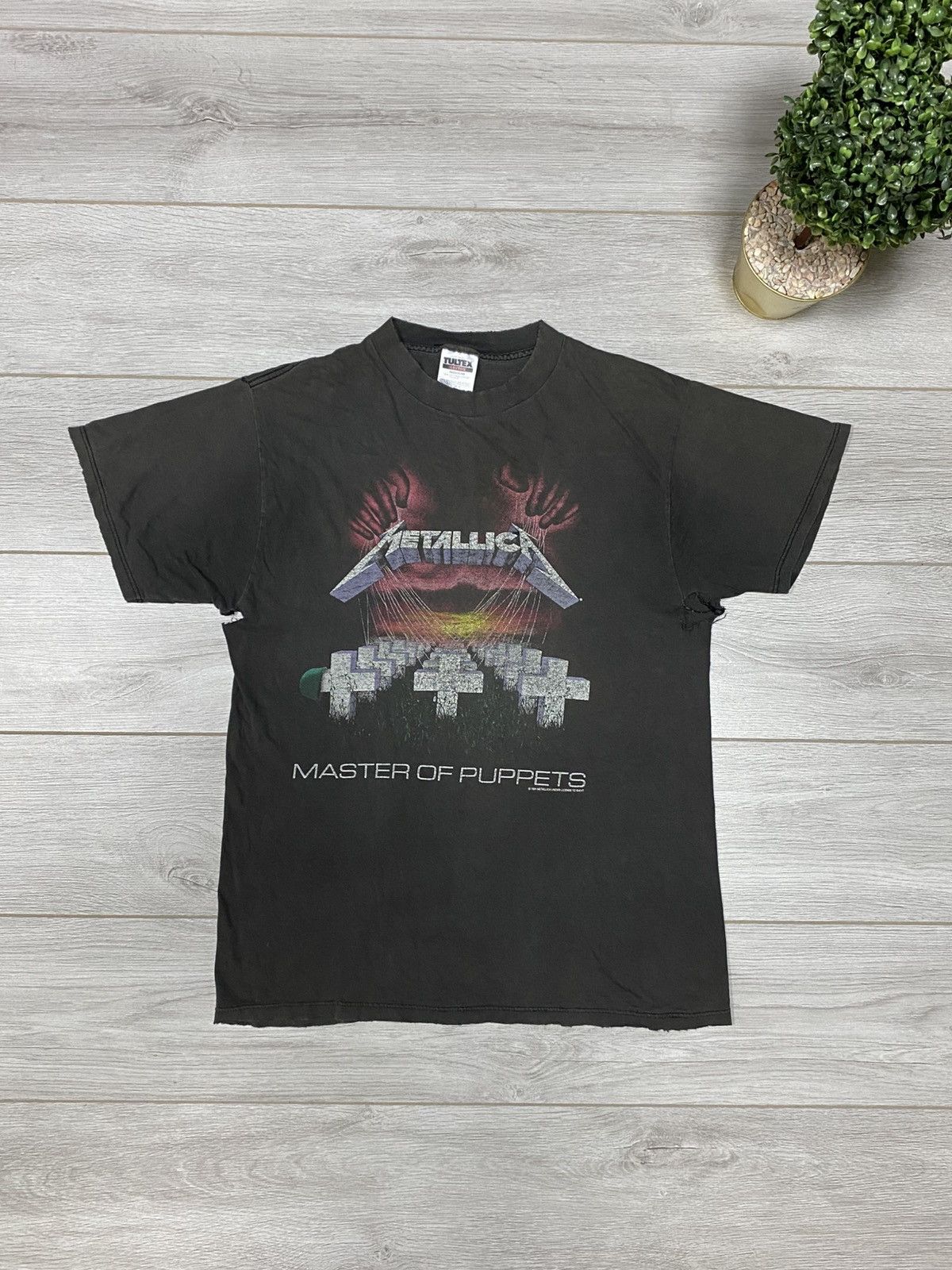 Tultex Rare Vintage 1994 Metallica Master Of Puppets Cover Album Size US L / EU 52-54 / 3 - 11 Thumbnail