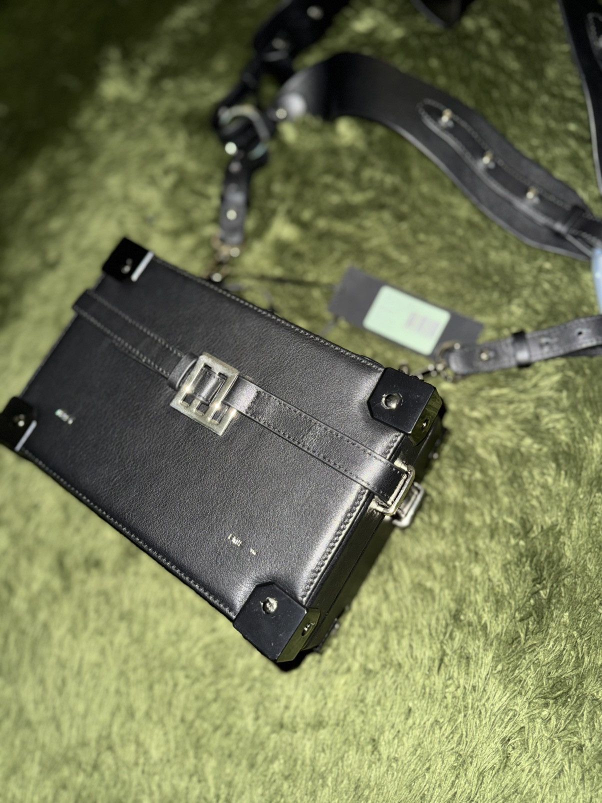 Heliot Emil Heliot Emil Leather Buckle Trunk Bag Size ONE SIZE - 3 Thumbnail