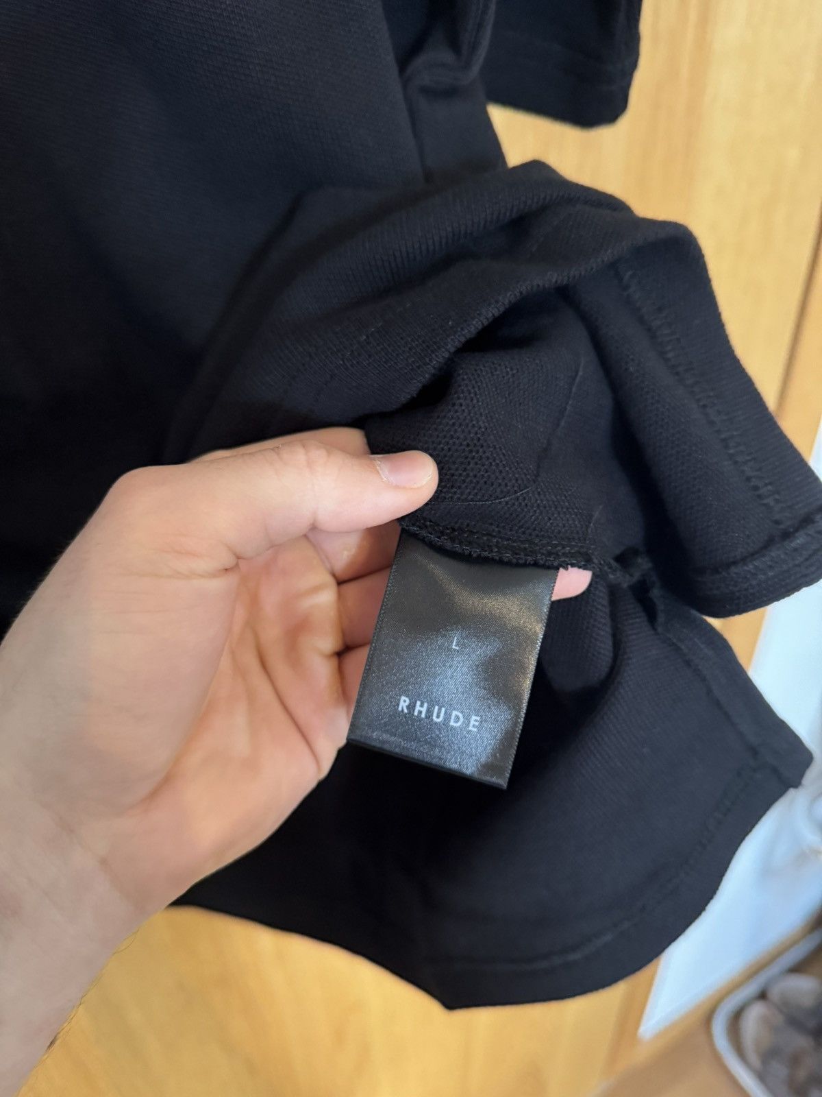 Rhude Rhude Pique Boxy Polo Shirt FW25 Size US L / EU 52-54 / 3 - 4 Thumbnail