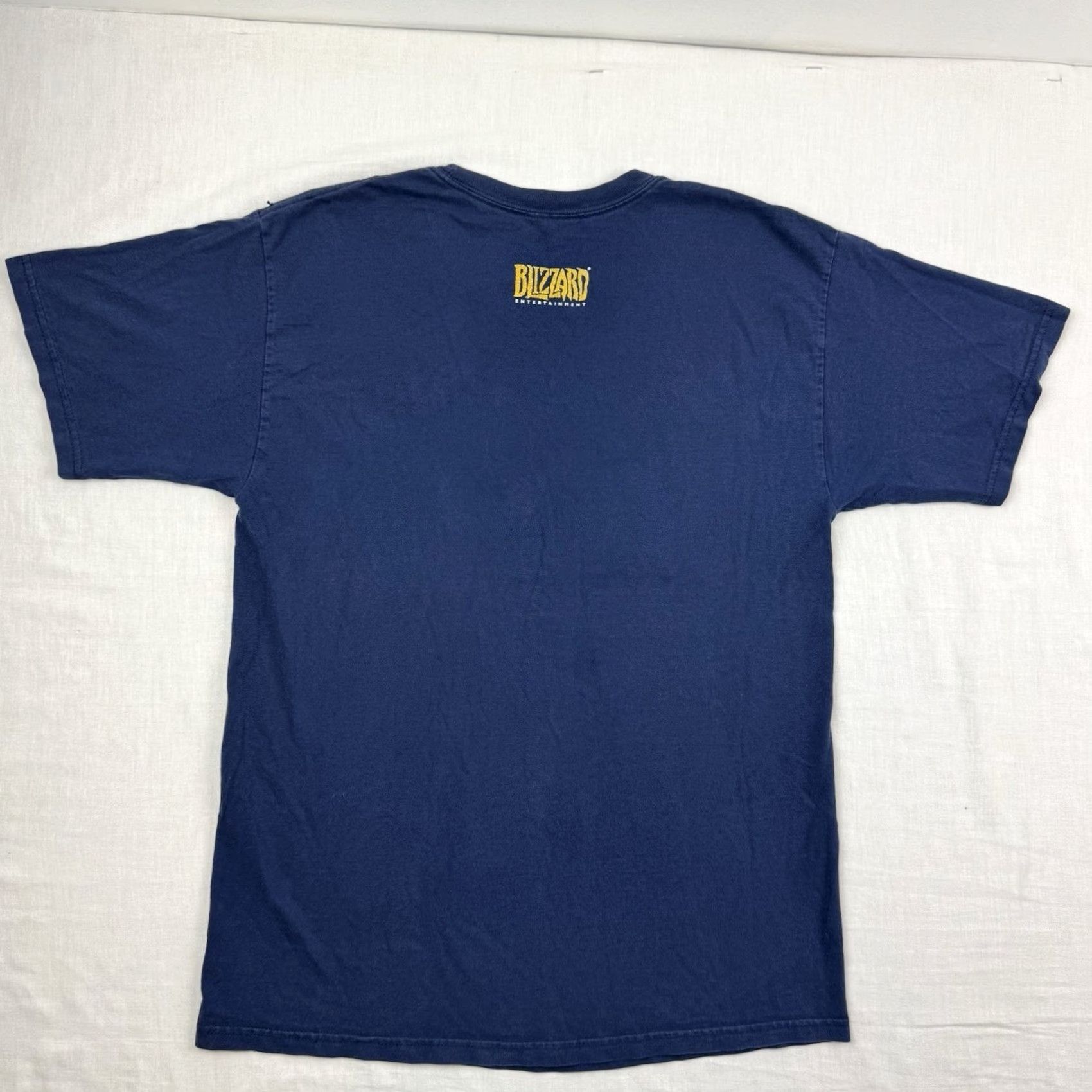 Vintage VINTAGE World Of Warcraft T-Shirt Adult Medium Blizzard Blue Short Sleeve Crew Neck Cotton Men Y2K 2000s Gaming Mens Size US M / EU 48-50 / 2 - 7 Thumbnail