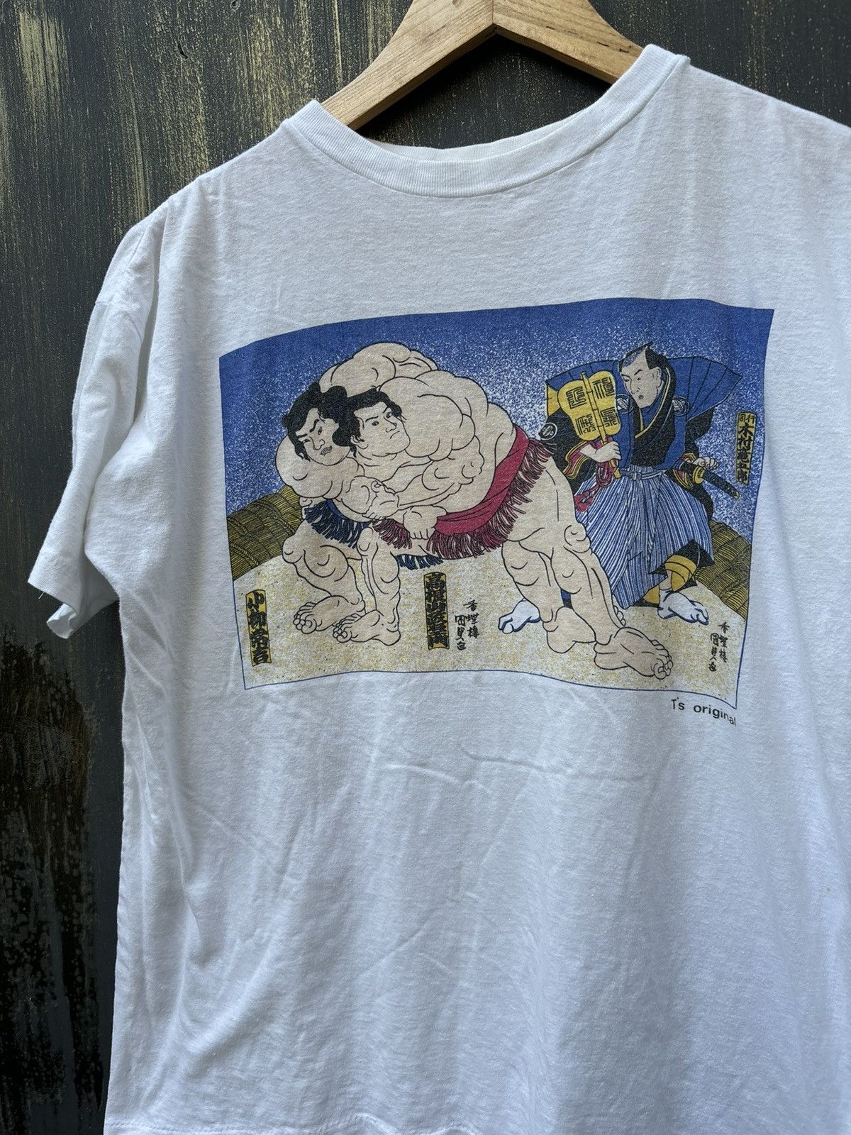 Vintage RARE! Vintage 80’s Sumo Japan Art Size US M / EU 48-50 / 2 - 4 Thumbnail
