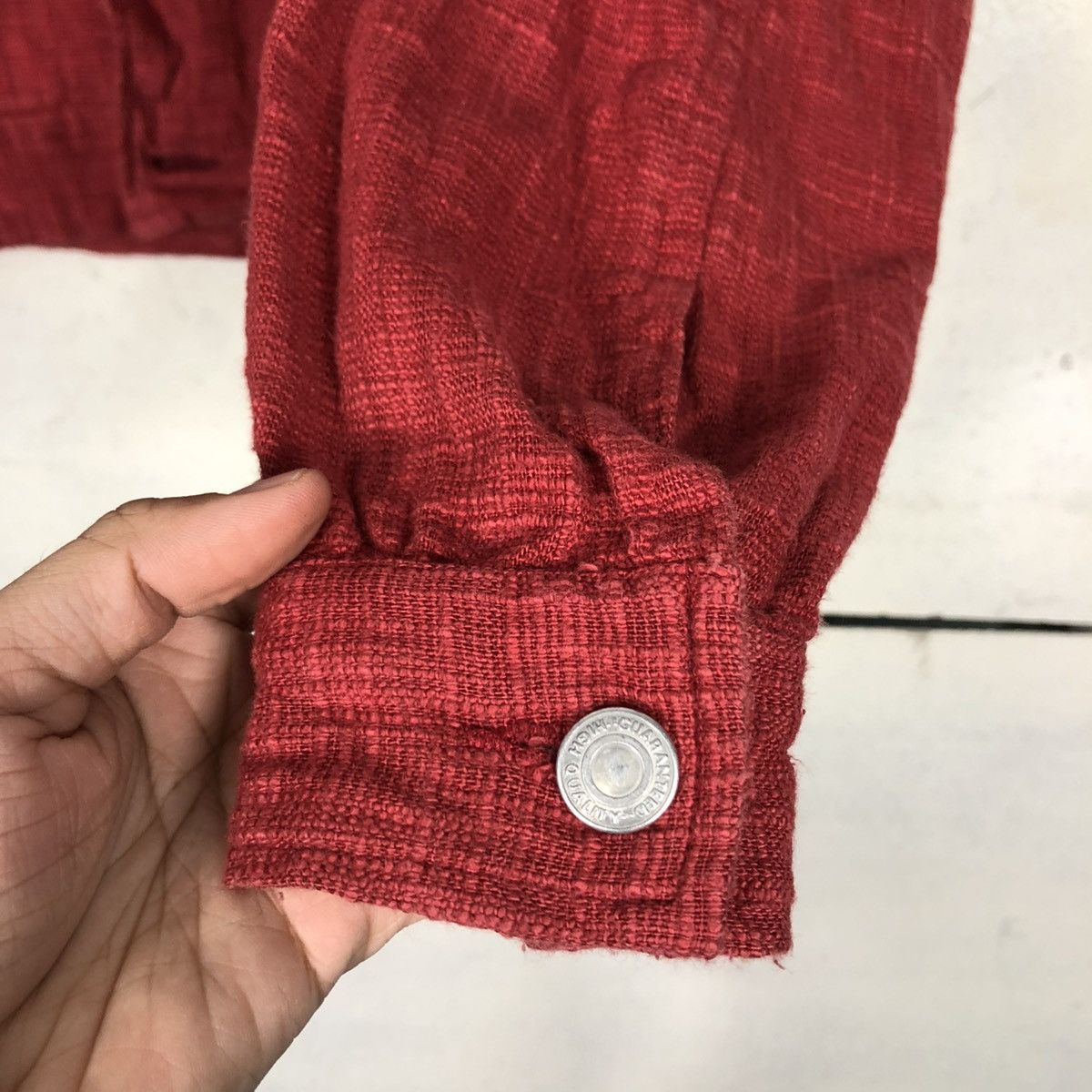 Japanese Brand 🔥VINTAGE CHORE WORK BIKER JACKET DOG FIGHT ISSEY MIYAKE Size US M / EU 48-50 / 2 - 18 Thumbnail