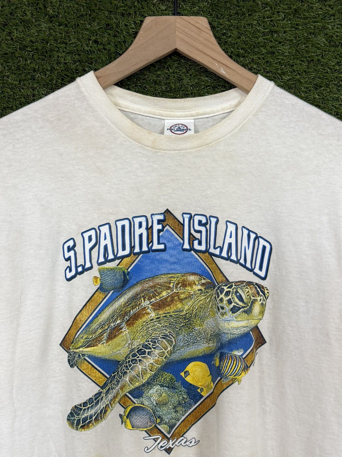 Vintage Vintage Sea Turtle South Padre Island Texas Ocean Beach Tee Size US M / EU 48-50 / 2 - 2 Thumbnail
