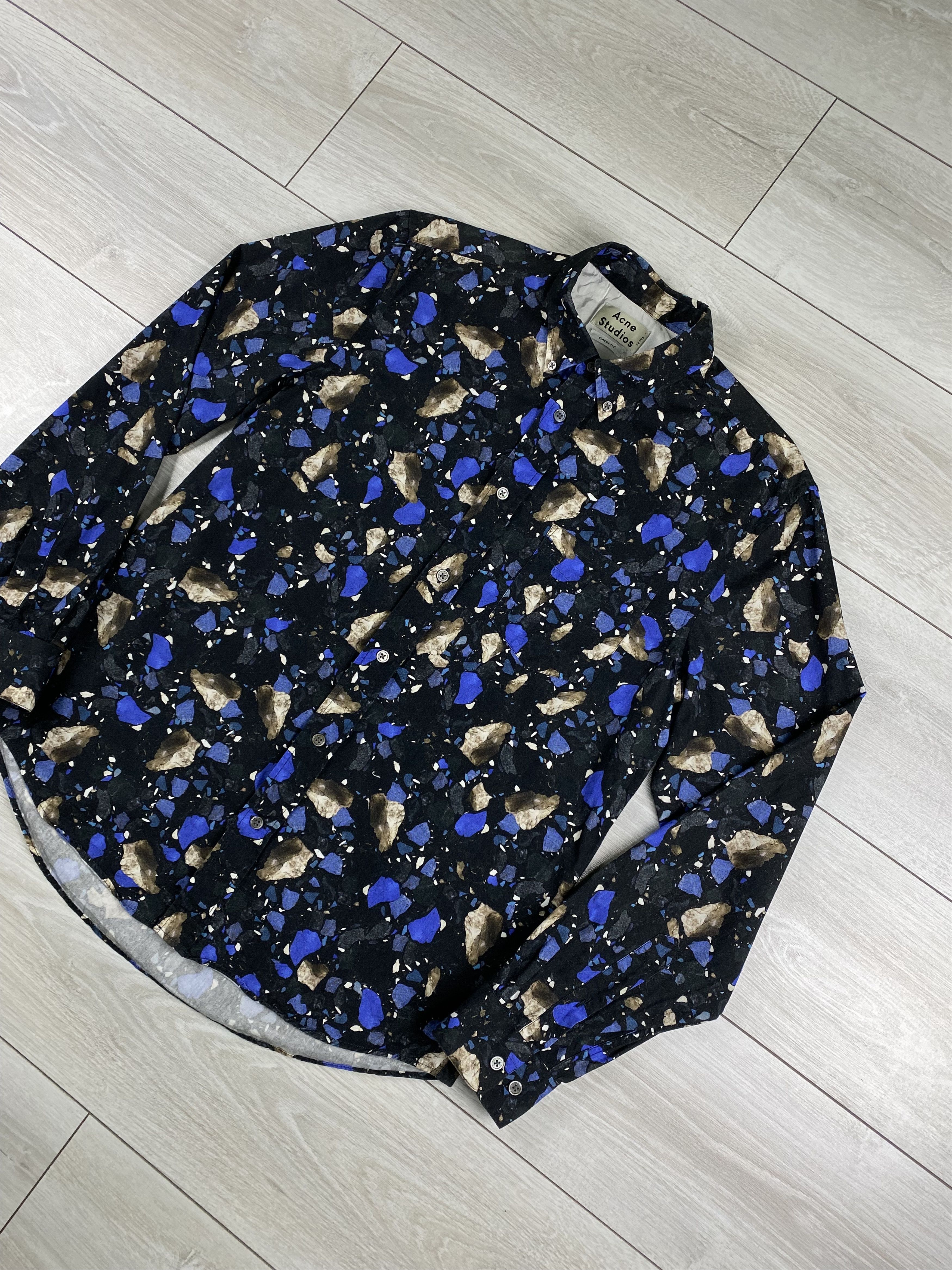 Acne Studios × Vintage Acne Studios insherwood print aw14 shirt size 50 Size US M / EU 48-50 / 2 - 3 Thumbnail