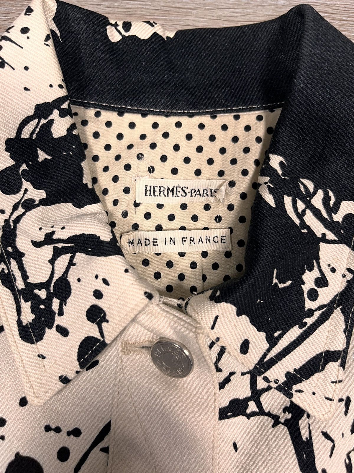 Hermes GRAIL Hermes by Margiela SS03 Chevel Surpise Denim Jacket Size US M / EU 48-50 / 2 - 3 Thumbnail