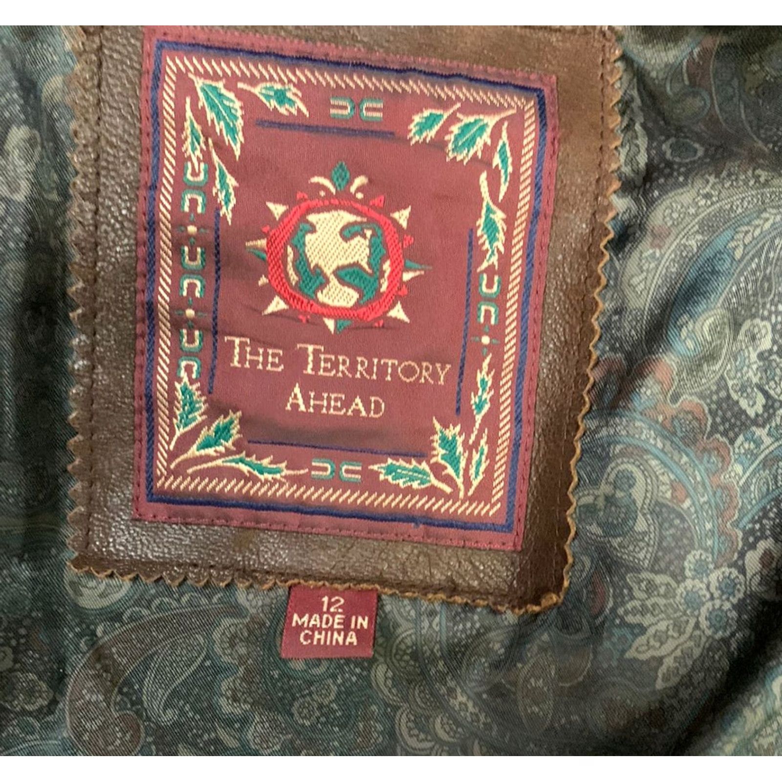 The Territory Ahead The Territory Ahead Women's Leather Blazer Jacket Brown Size 12 Size XL / US 12-14 / IT 48-50 - 4 Thumbnail