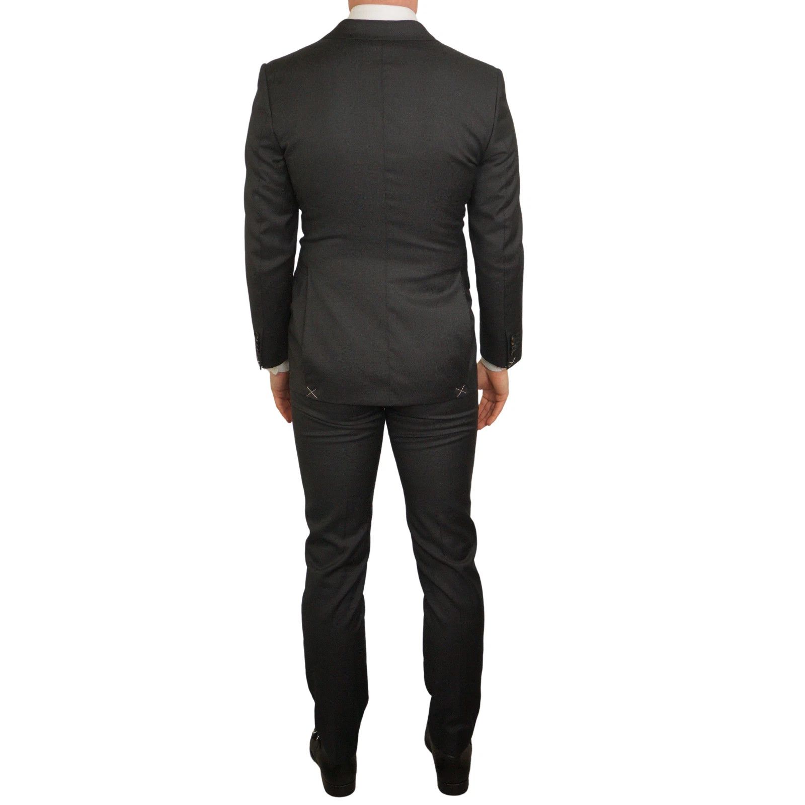 Suitsupply Men Suitsupply Suit La Spalla Grey Charcoal REDA 28 UK/US46S Size 46S - 3 Thumbnail