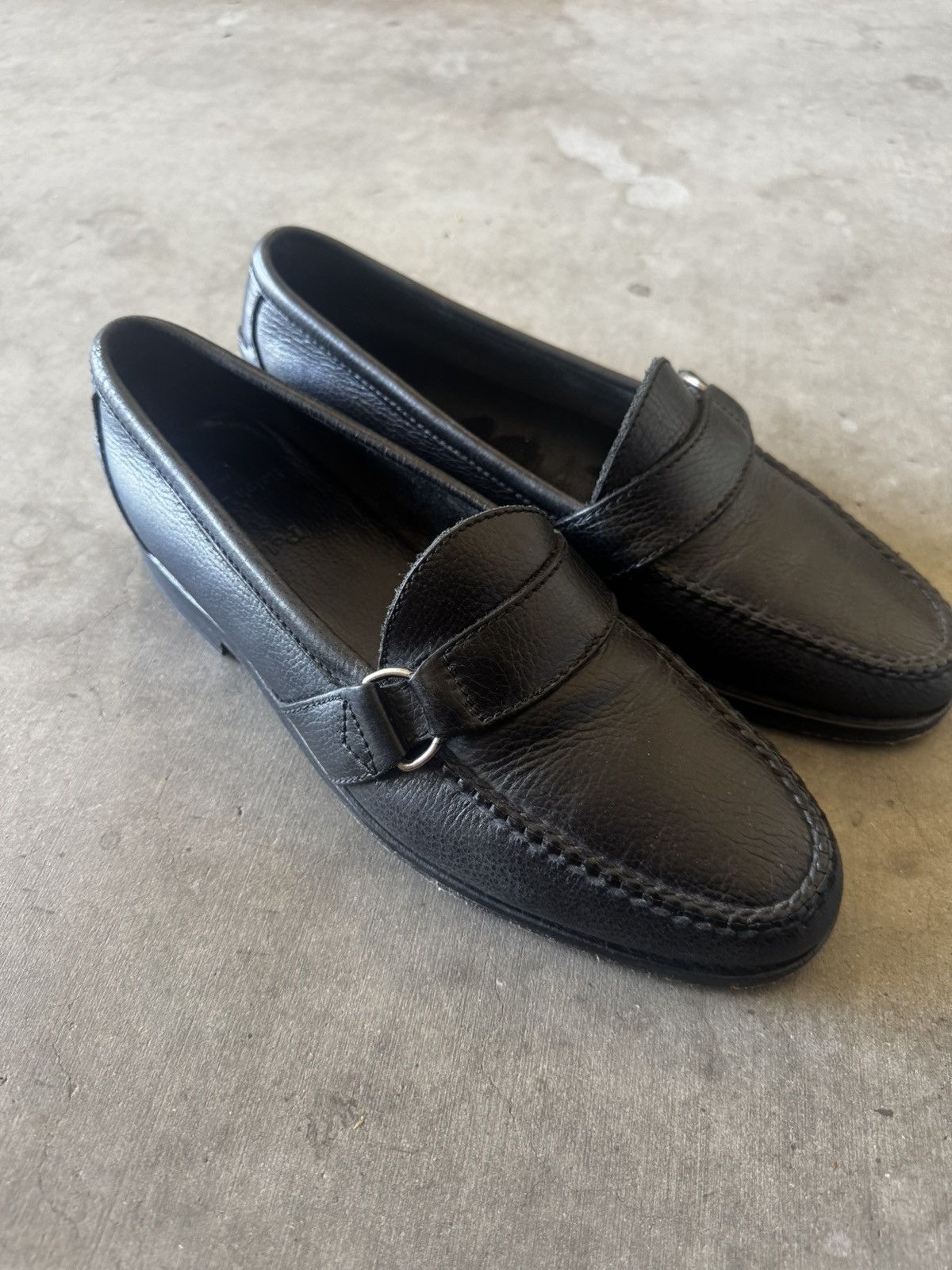 Polo Ralph Lauren Polo by Ralph Lauren Vintage D-Ring Vamp Leather Loafer Size US 10.5 / EU 43-44 - 2 Thumbnail