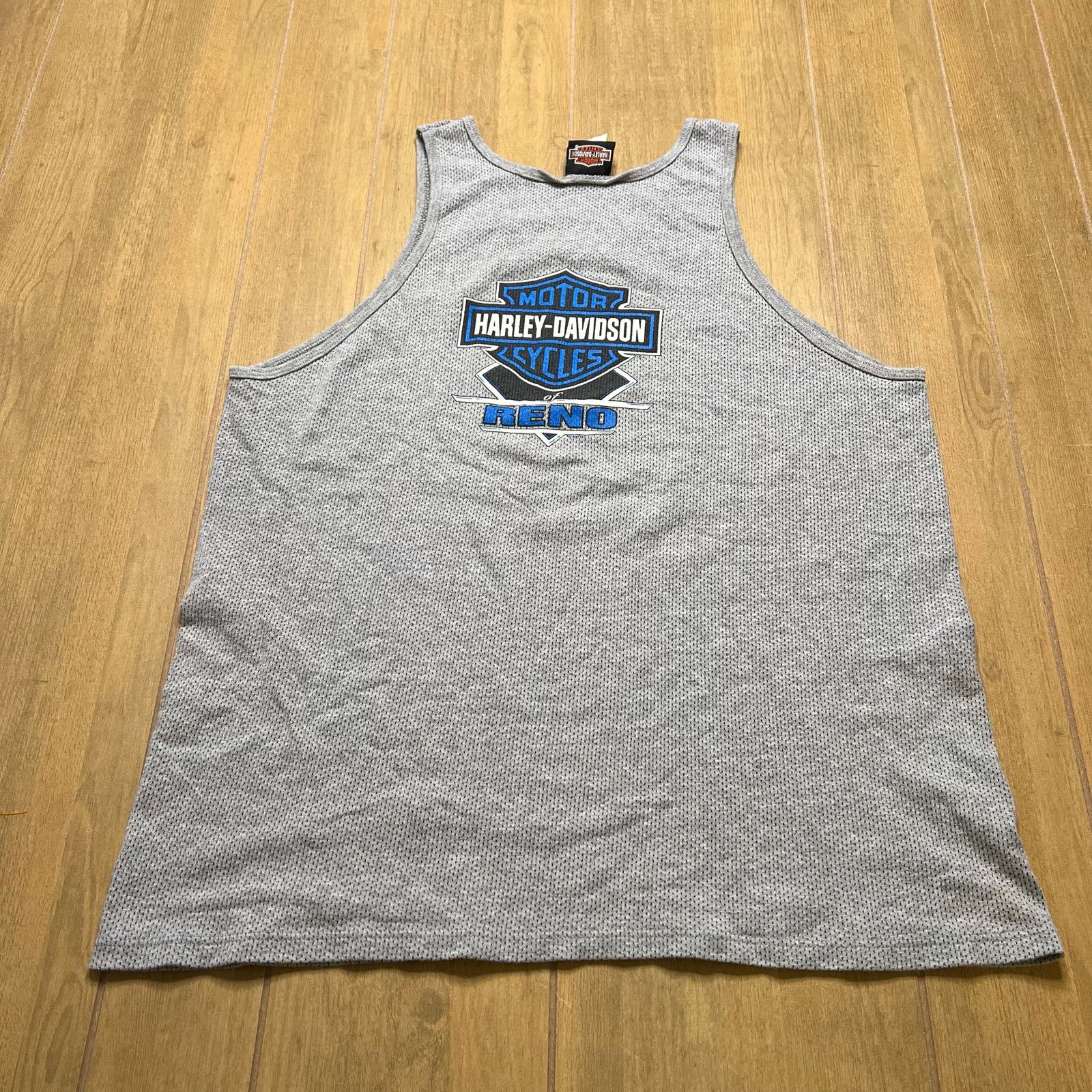 Harley Davidson Vintage 90s Harley Davidson Tank Top Sz XL Reno USA Size US XL / EU 56 / 4 - 5 Thumbnail