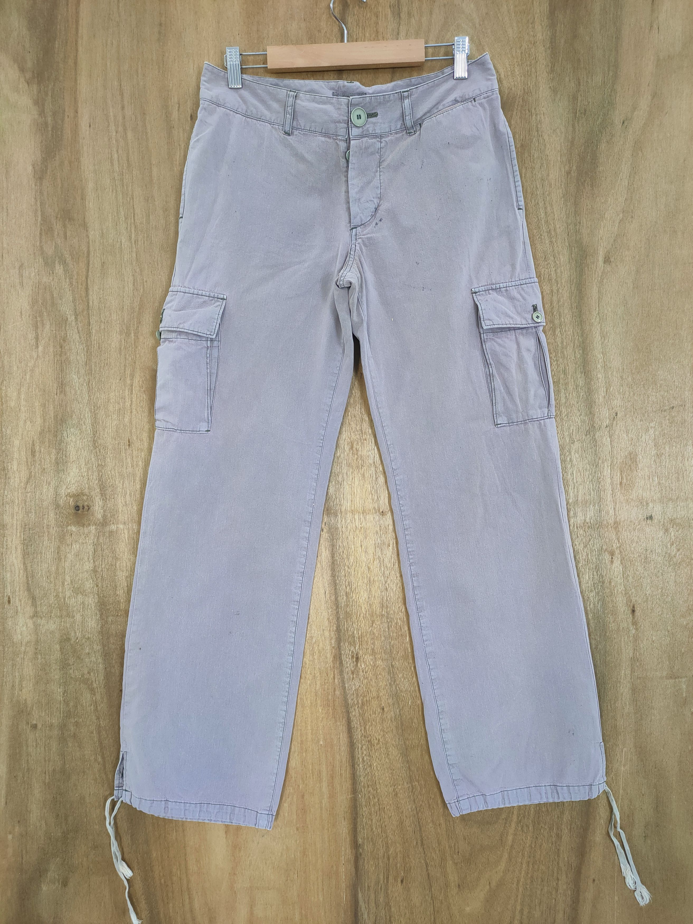 Japanese Brand JAPANESE BRAND FADED WOMEN CARGO PANTS Size US 29 - 1 Thumbnail