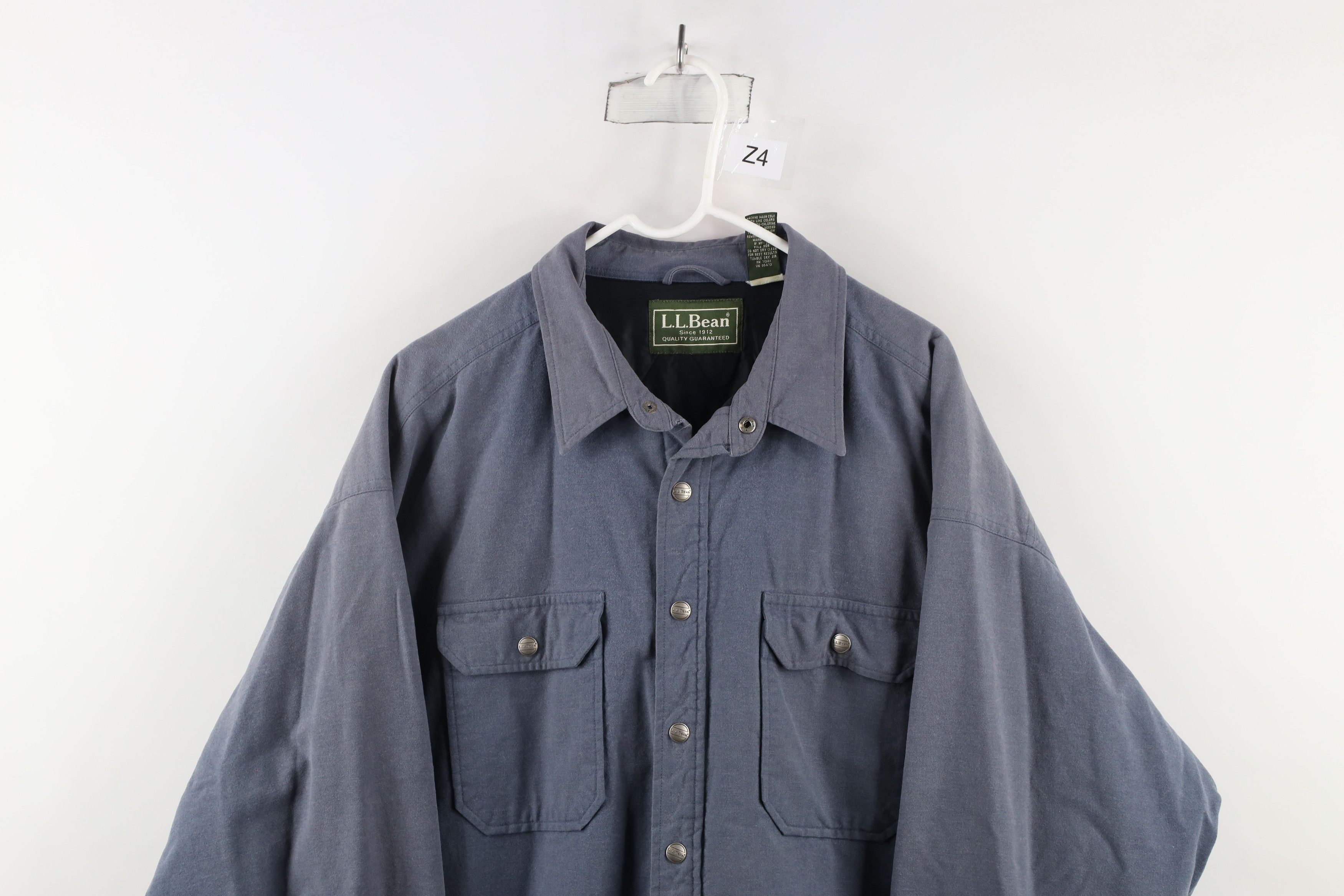 L.L. Bean Vintage LL Bean Button Shirt Jacket Jac Shirt Shacket Size US XXL / EU 58 / 5 - 2 Thumbnail