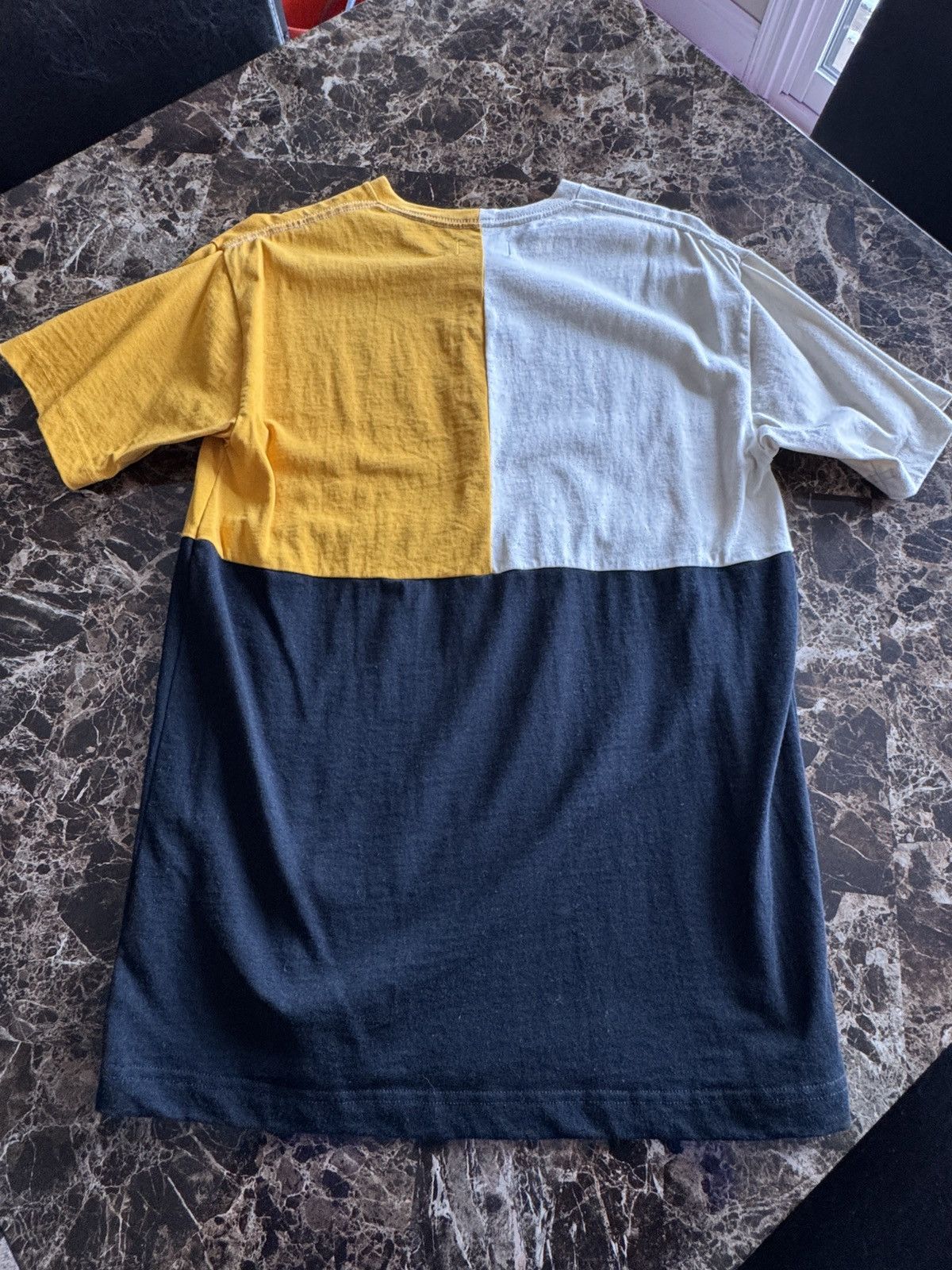 Kith Kith Treats Triblock Tee - Black, Yellow, & Cream Size US S / EU 44-46 / 1 - 5 Thumbnail