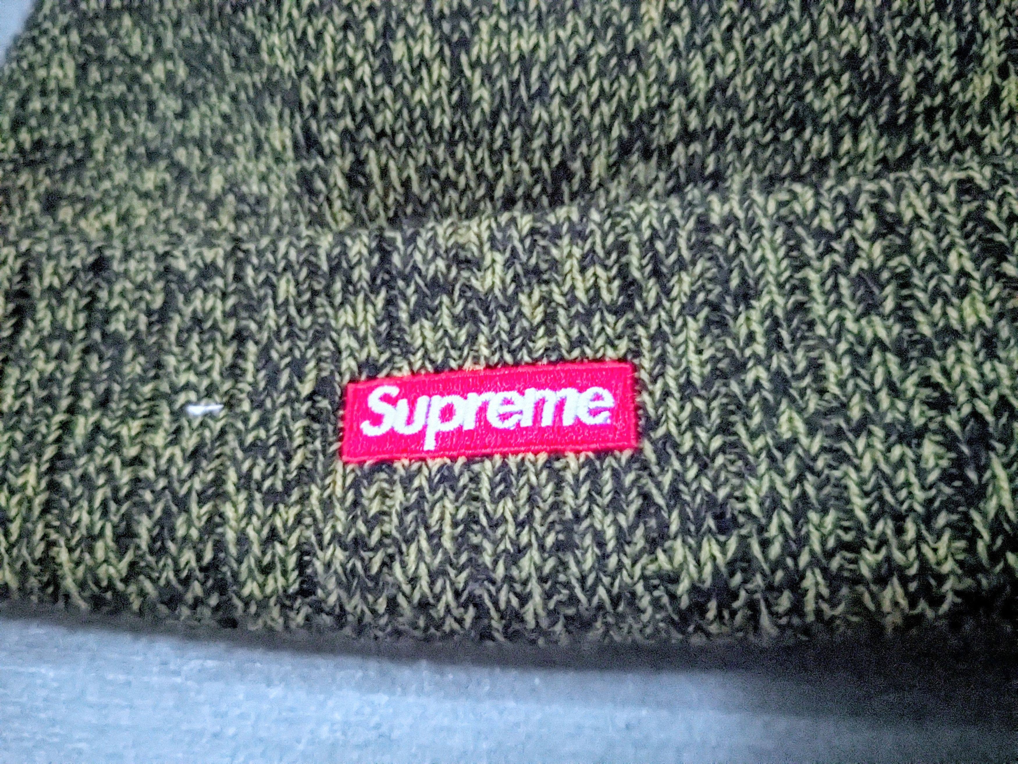 New Era × Supreme Supreme x New Era Arc Logo Beanie Yellow Black FW18 Size ONE SIZE - 8 Thumbnail